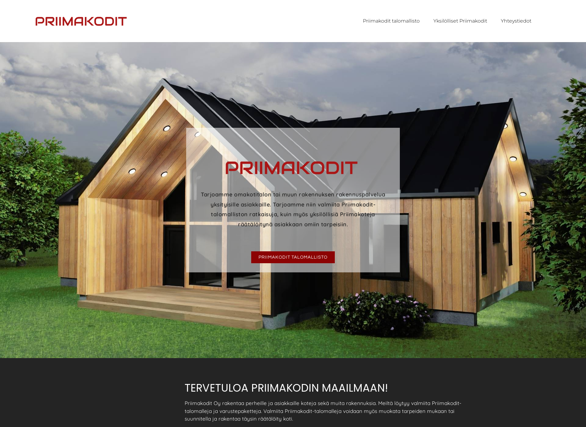 Screenshot for priimakodit.fi