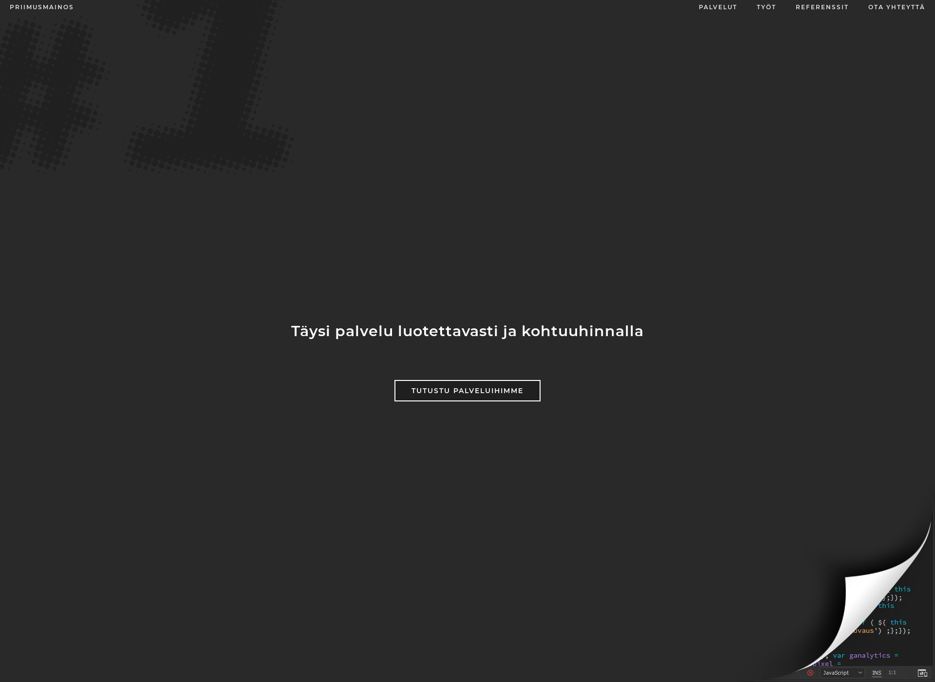 Screenshot for priimusmainos.fi