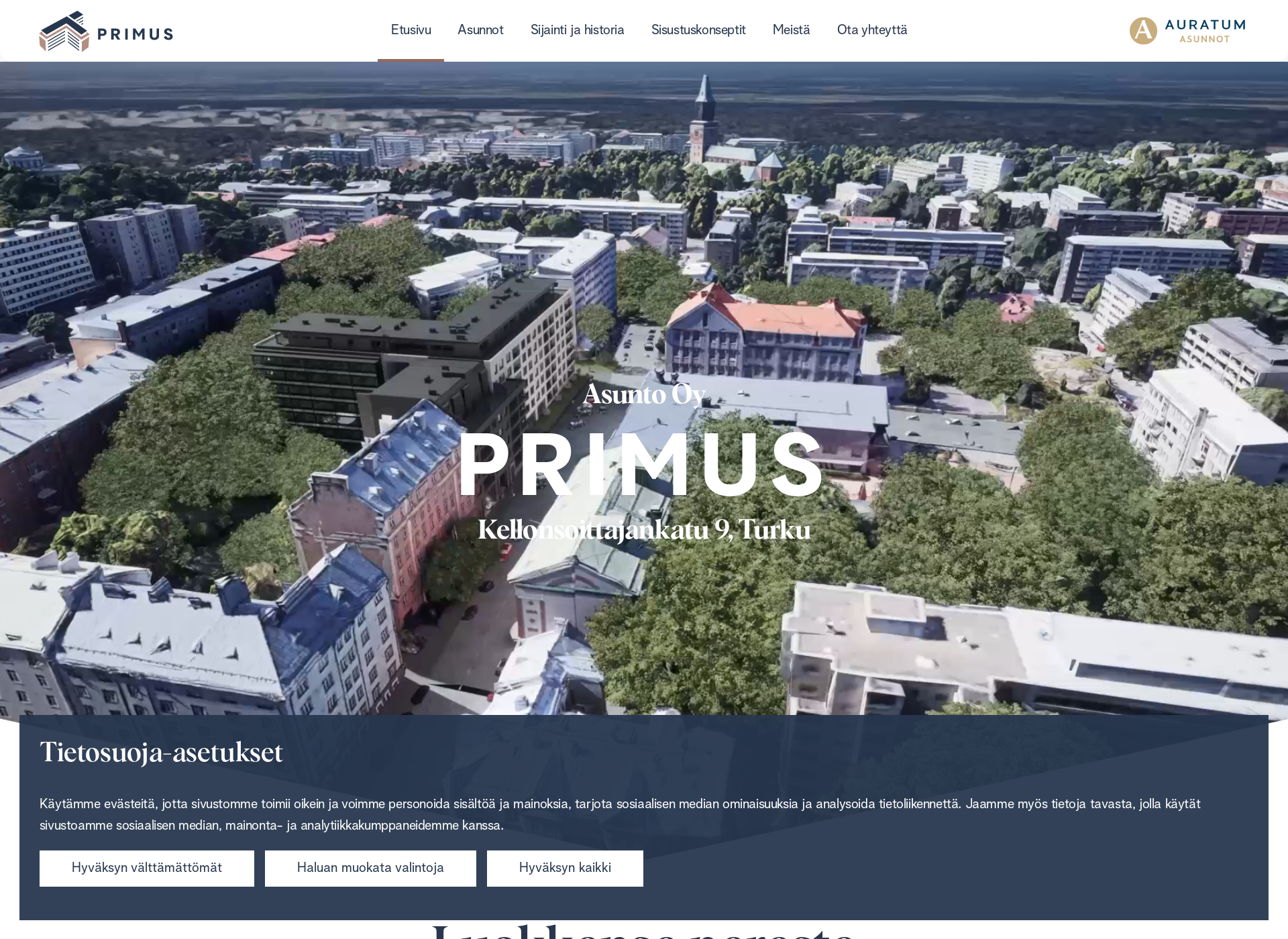 Screenshot for primusturku.fi