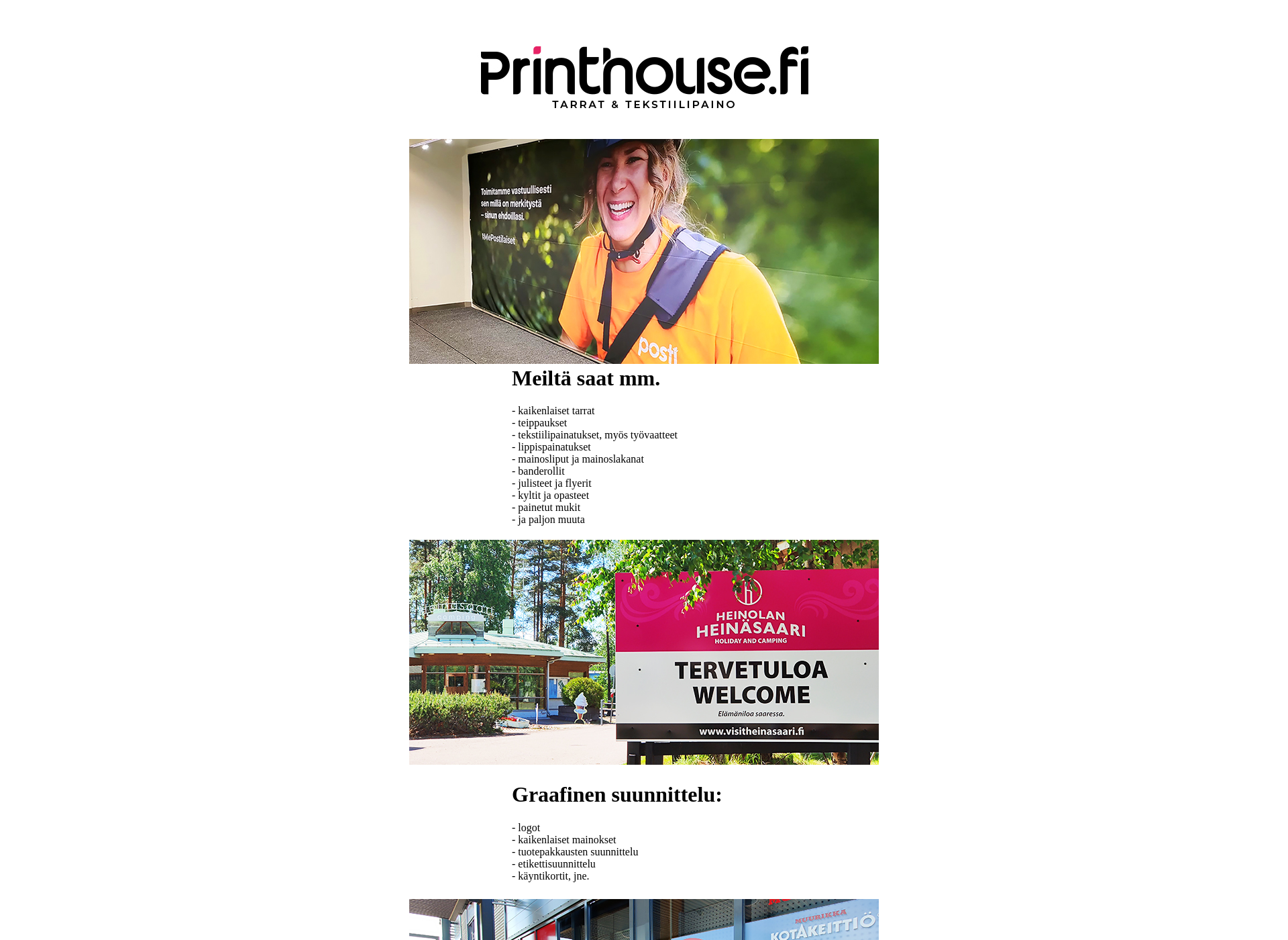 Skärmdump för printhouse.fi
