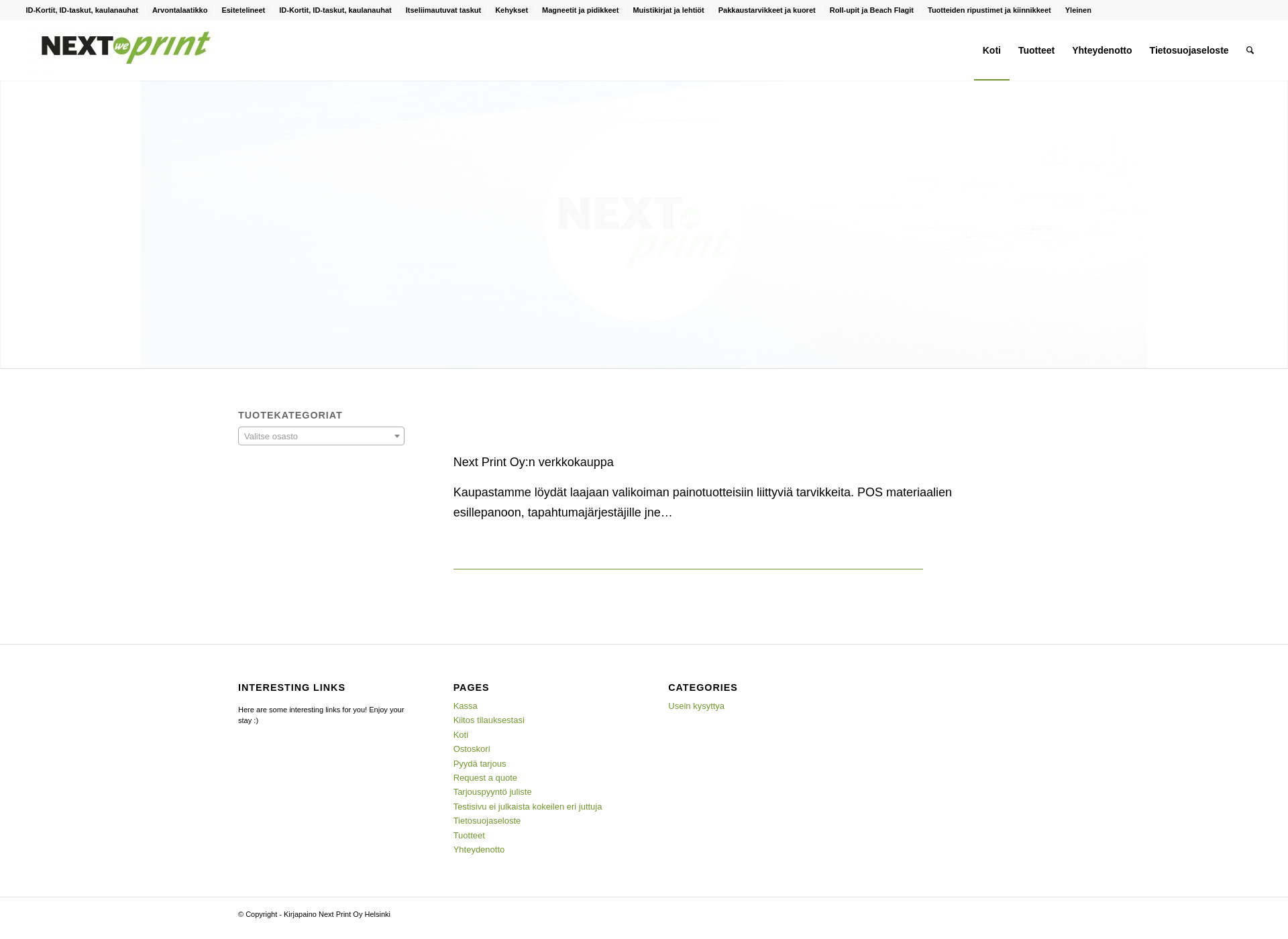Screenshot for printnet.fi
