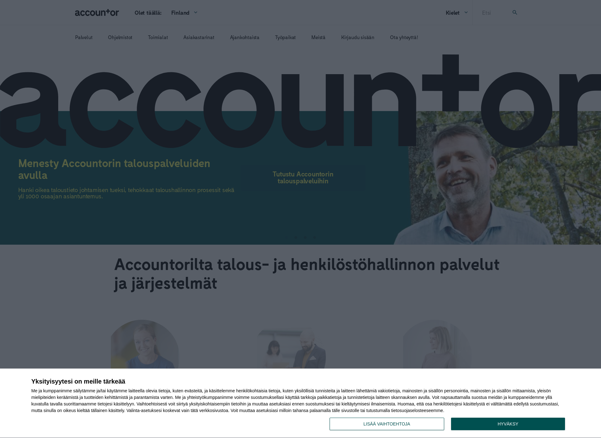 Skärmdump för procountortilitoimisto.fi