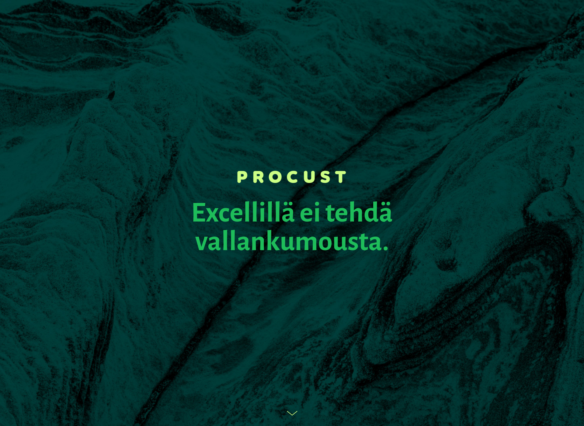 Skärmdump för procust.fi