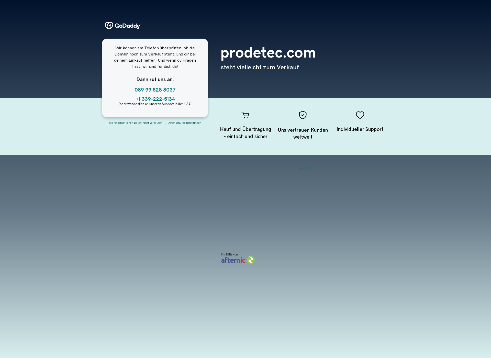 Screenshot for prodetec.com