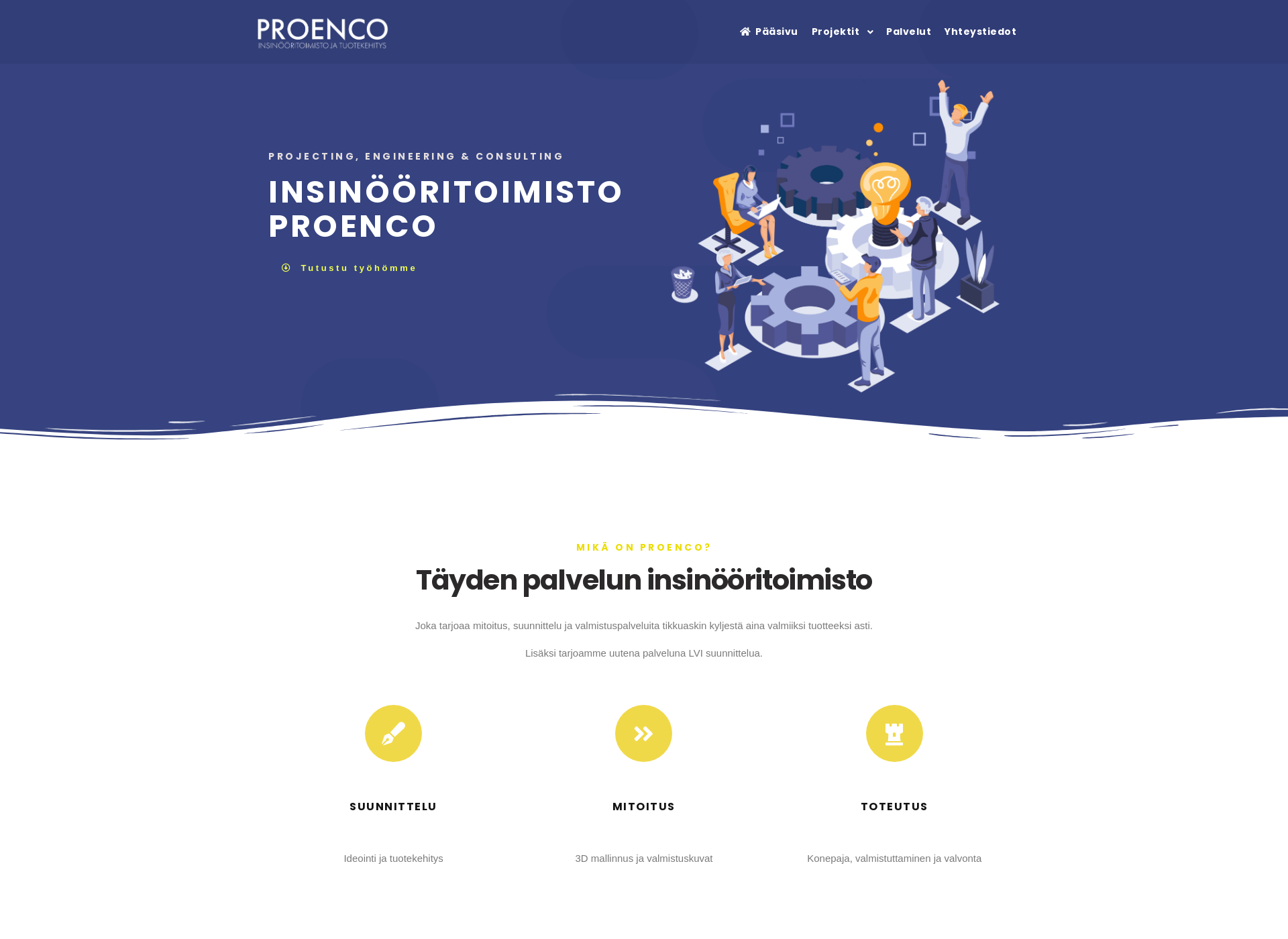 Screenshot for proenco.fi