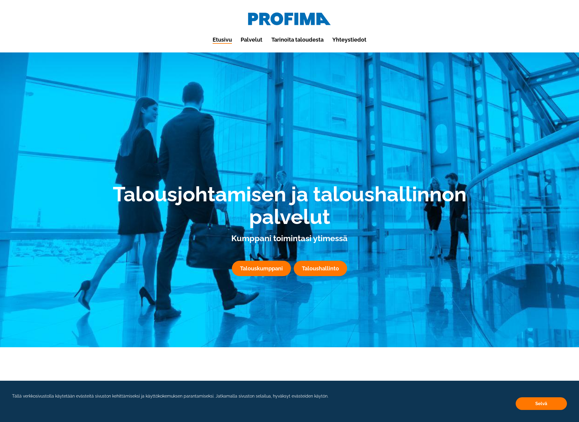Screenshot for profima.fi