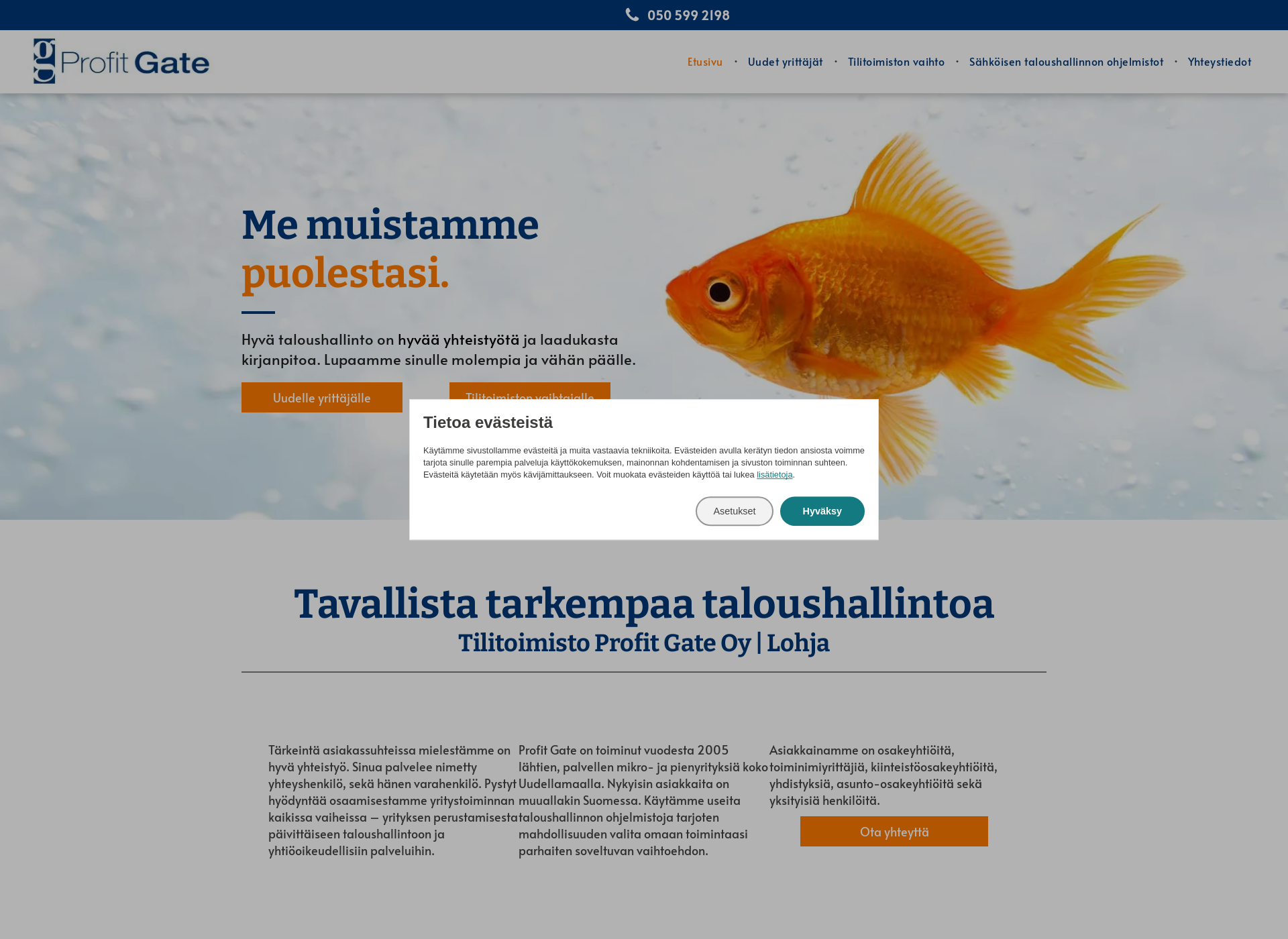 Screenshot for profitgate.fi