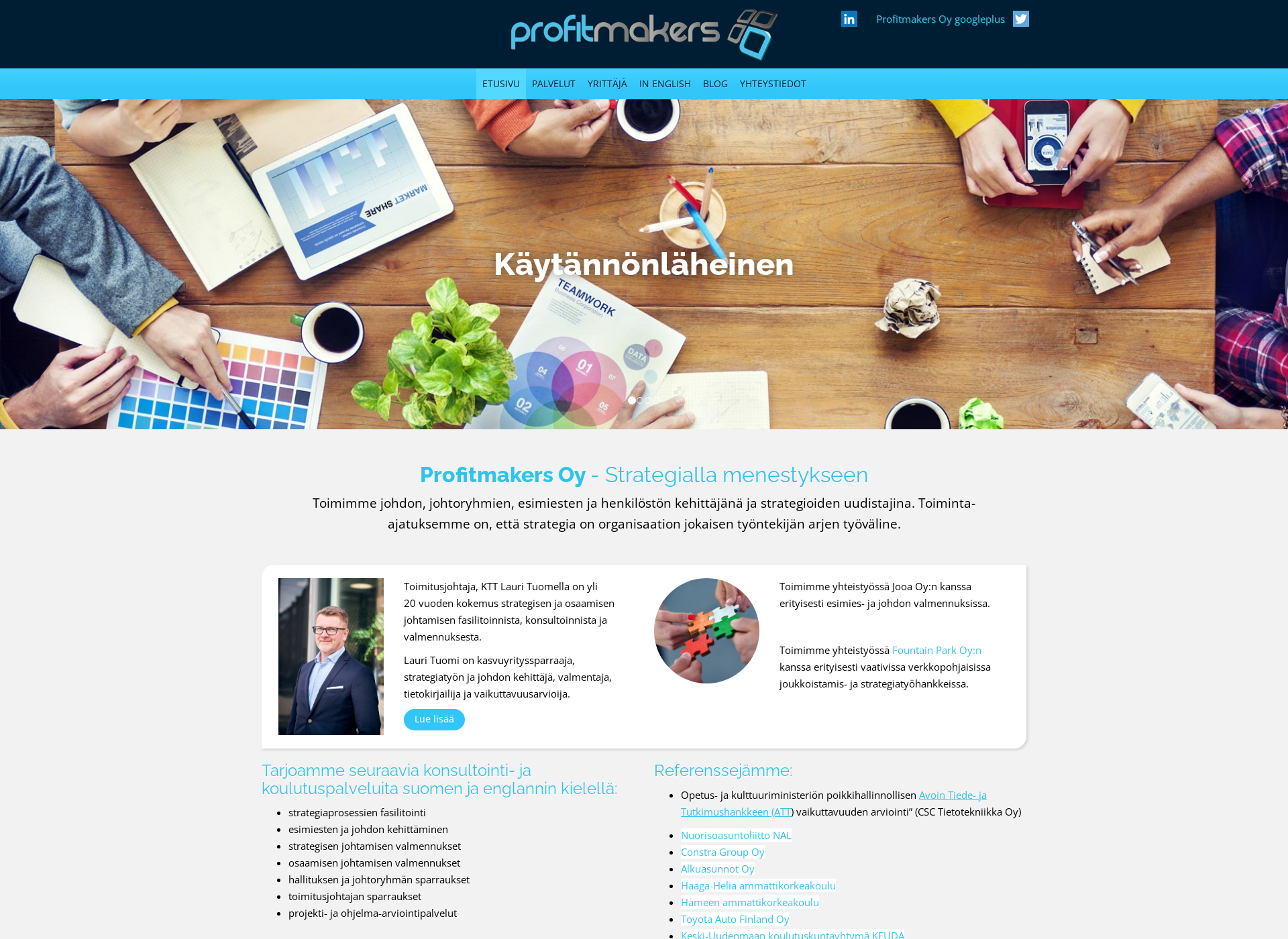 Screenshot for profitmakers.fi