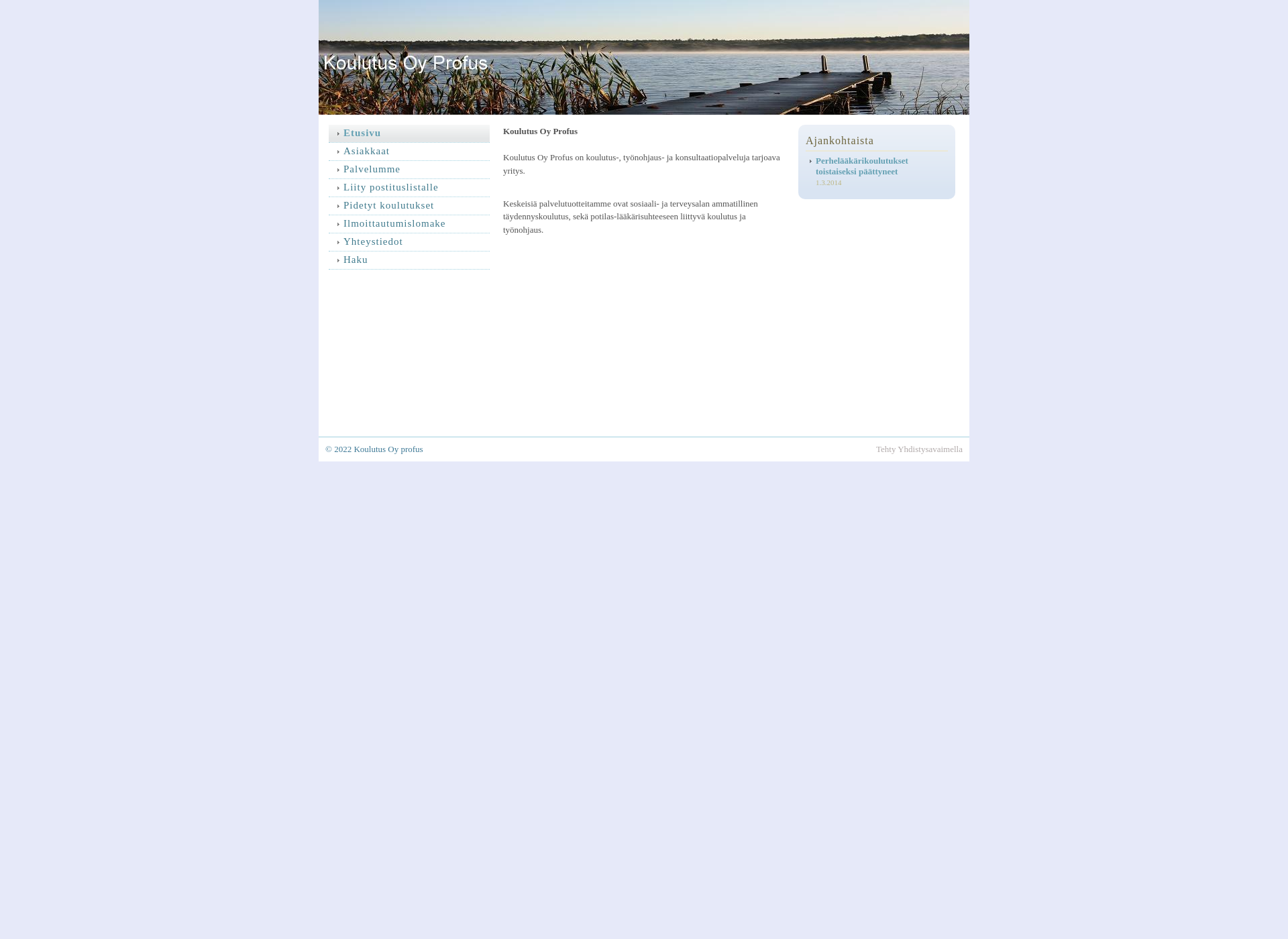 Screenshot for profus.fi