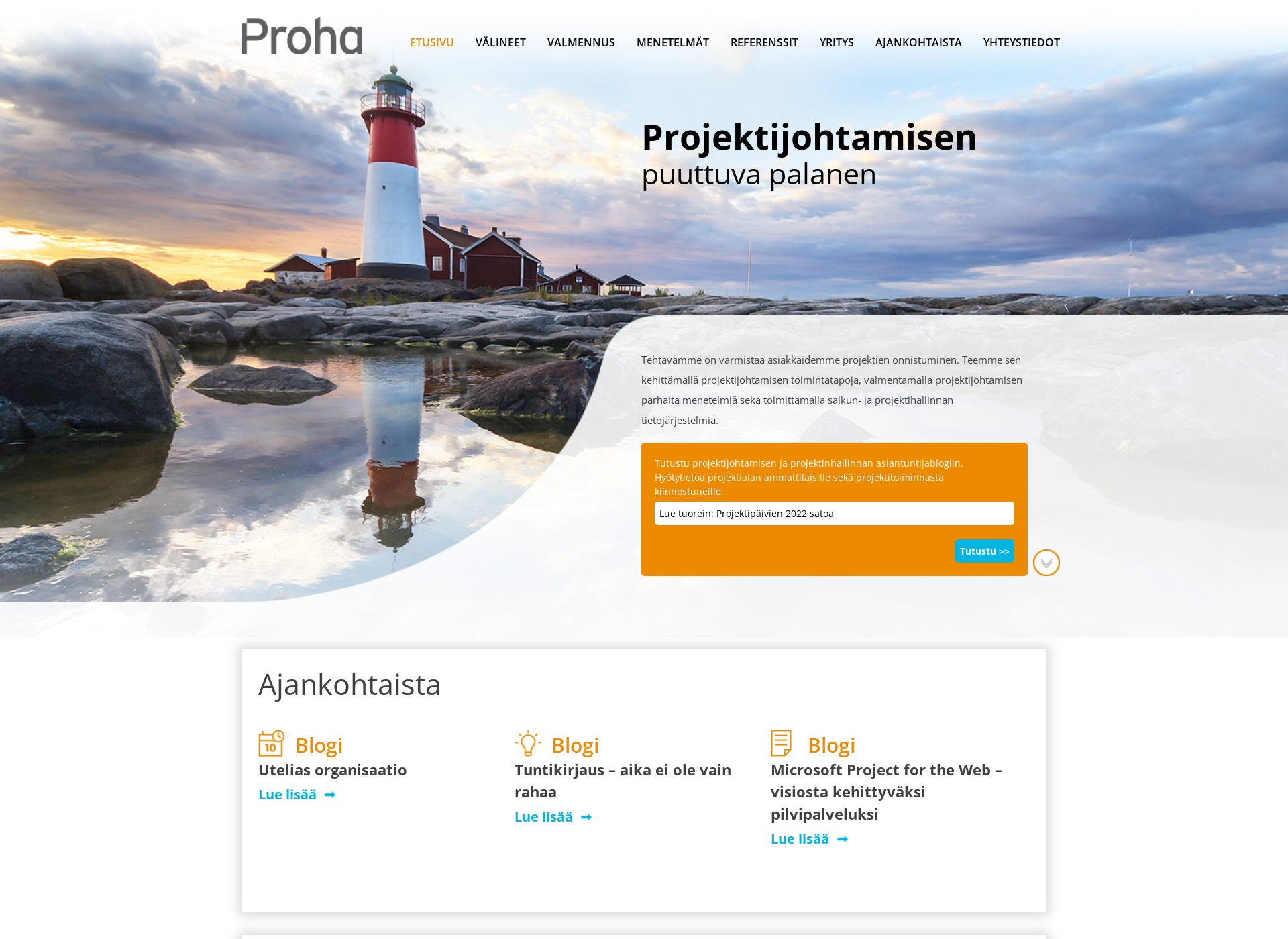 Screenshot for proha.fi
