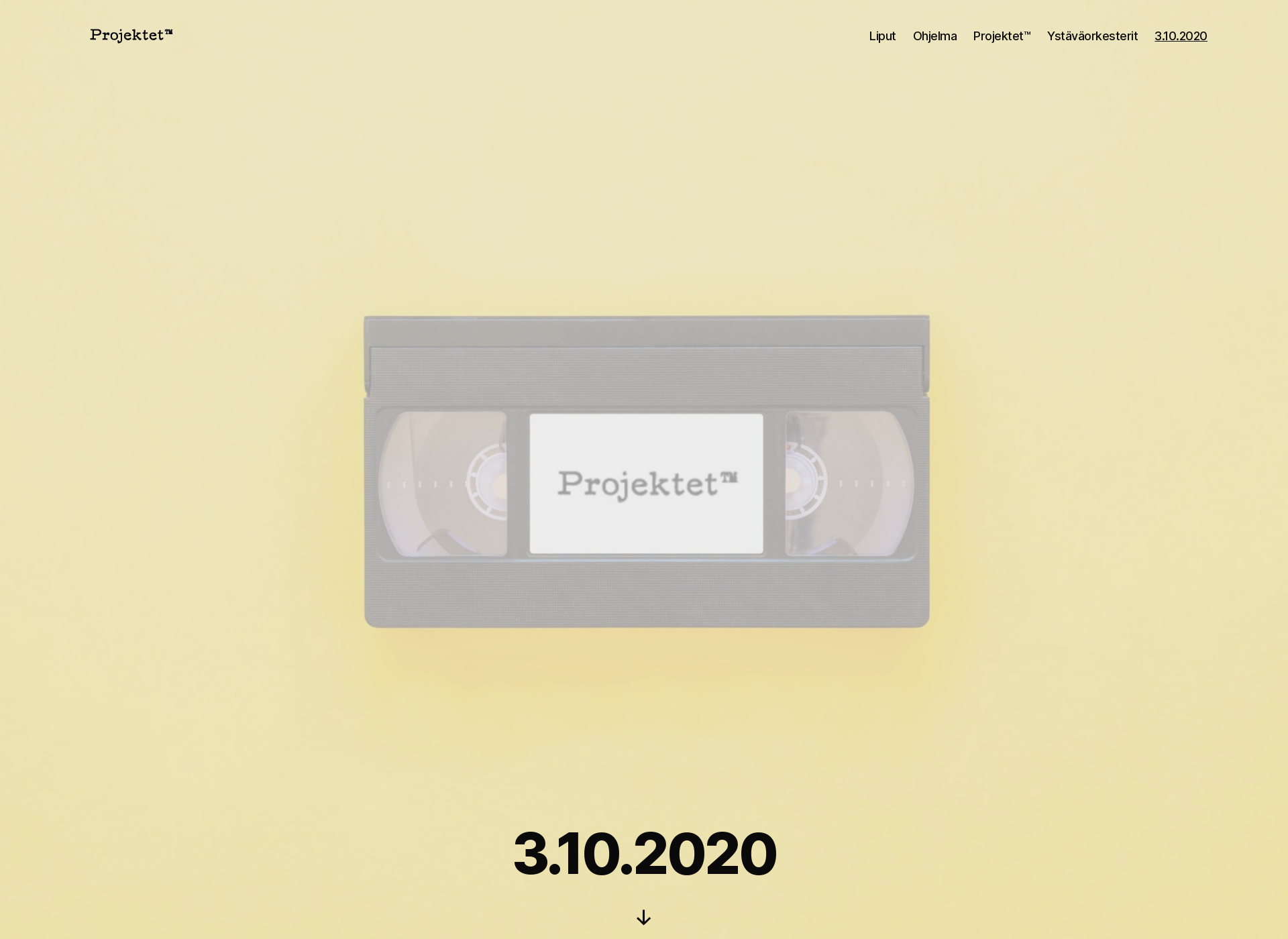 Screenshot for projektet.fi