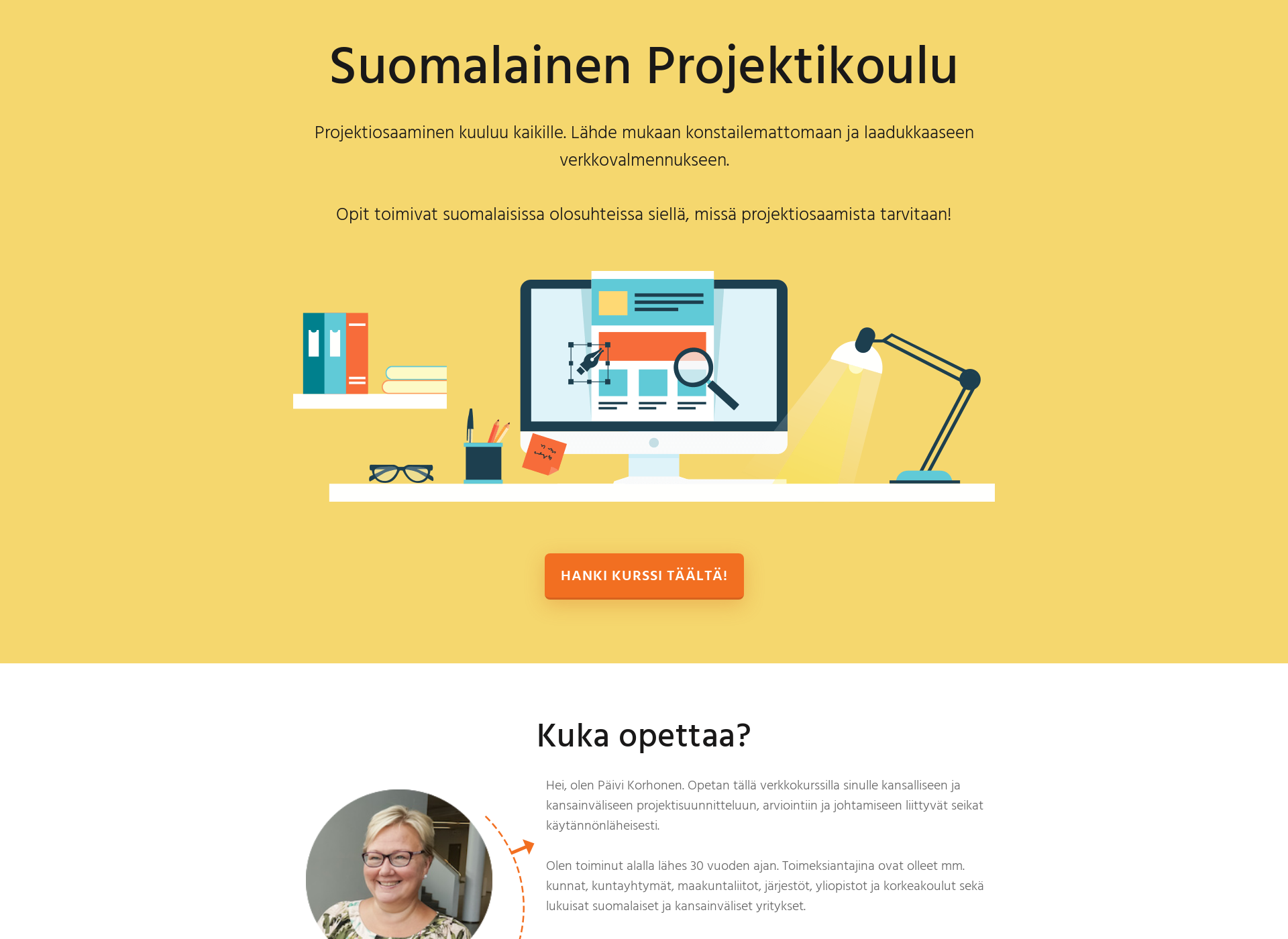 Screenshot for projektikoulu.fi
