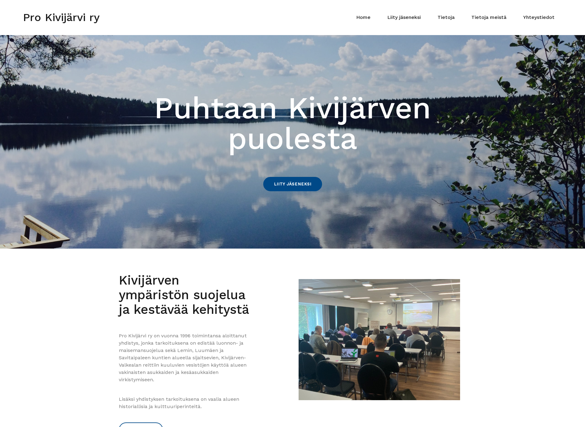 Screenshot for prokivijarvi.fi