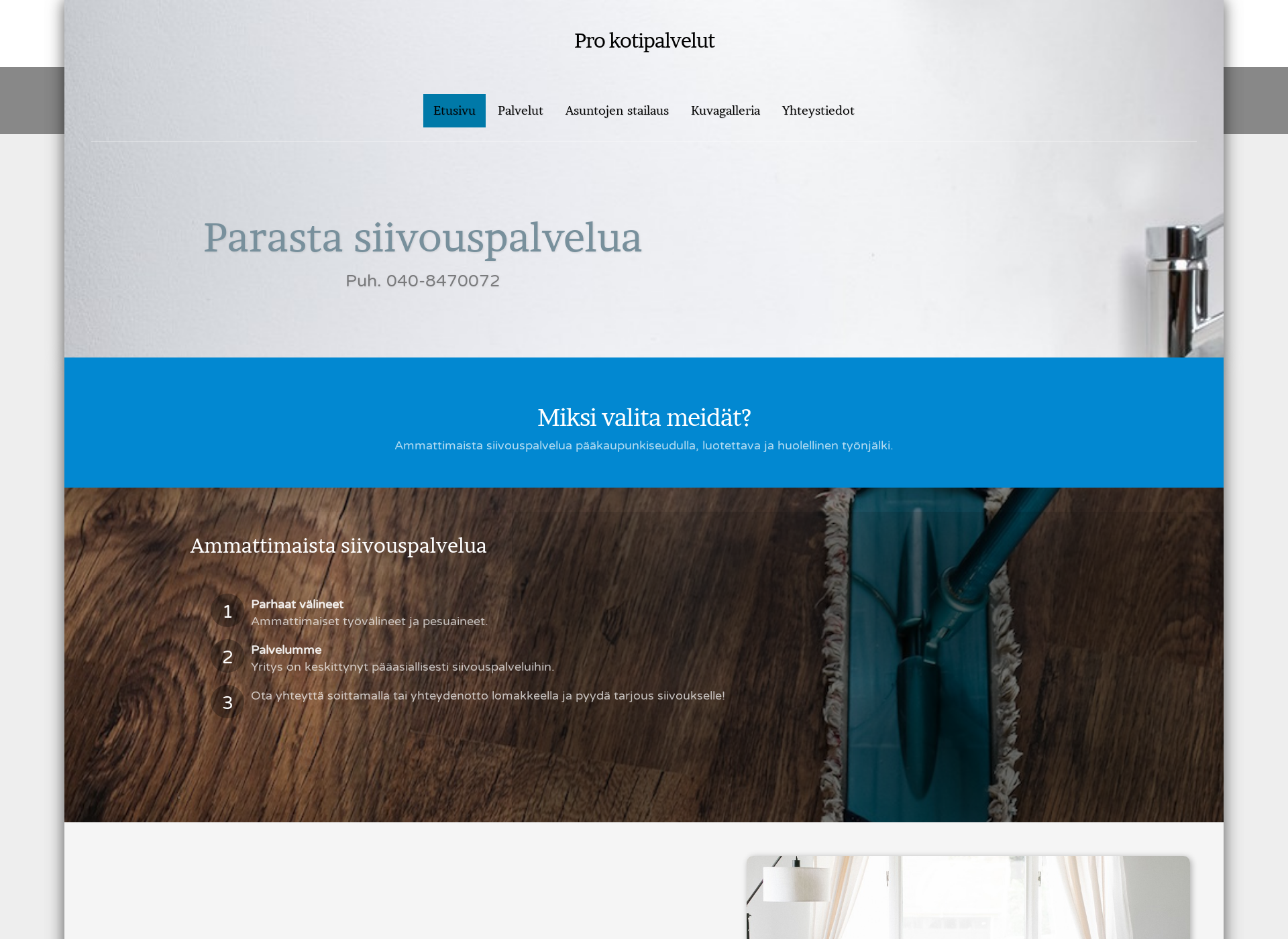 Screenshot for prokotipalvelut.fi