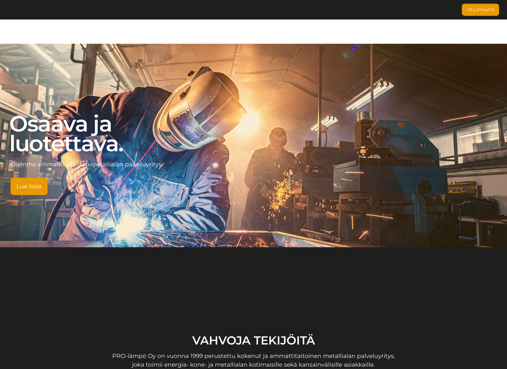 Screenshot for prolampo.fi