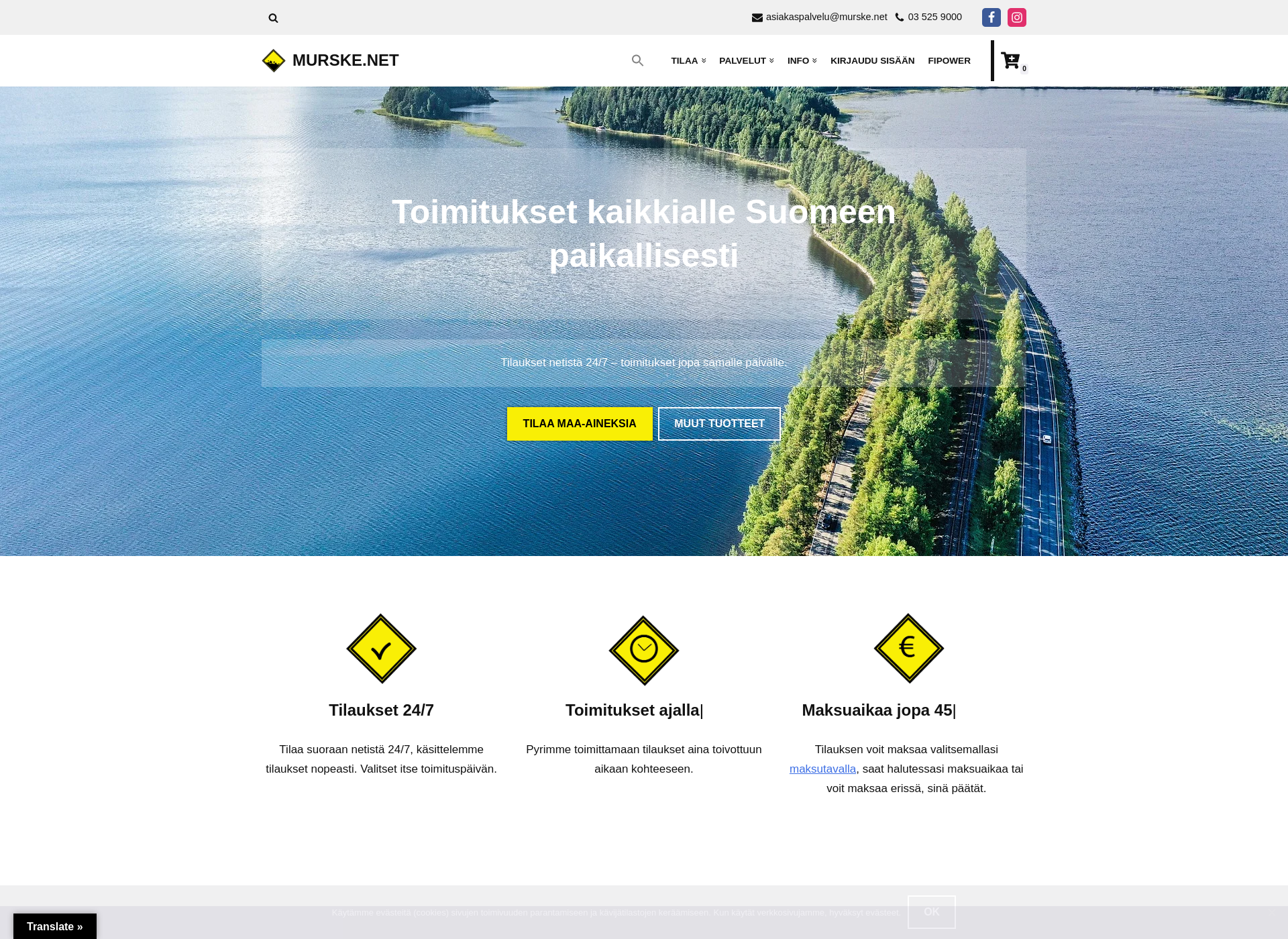Screenshot for pronurmi.fi