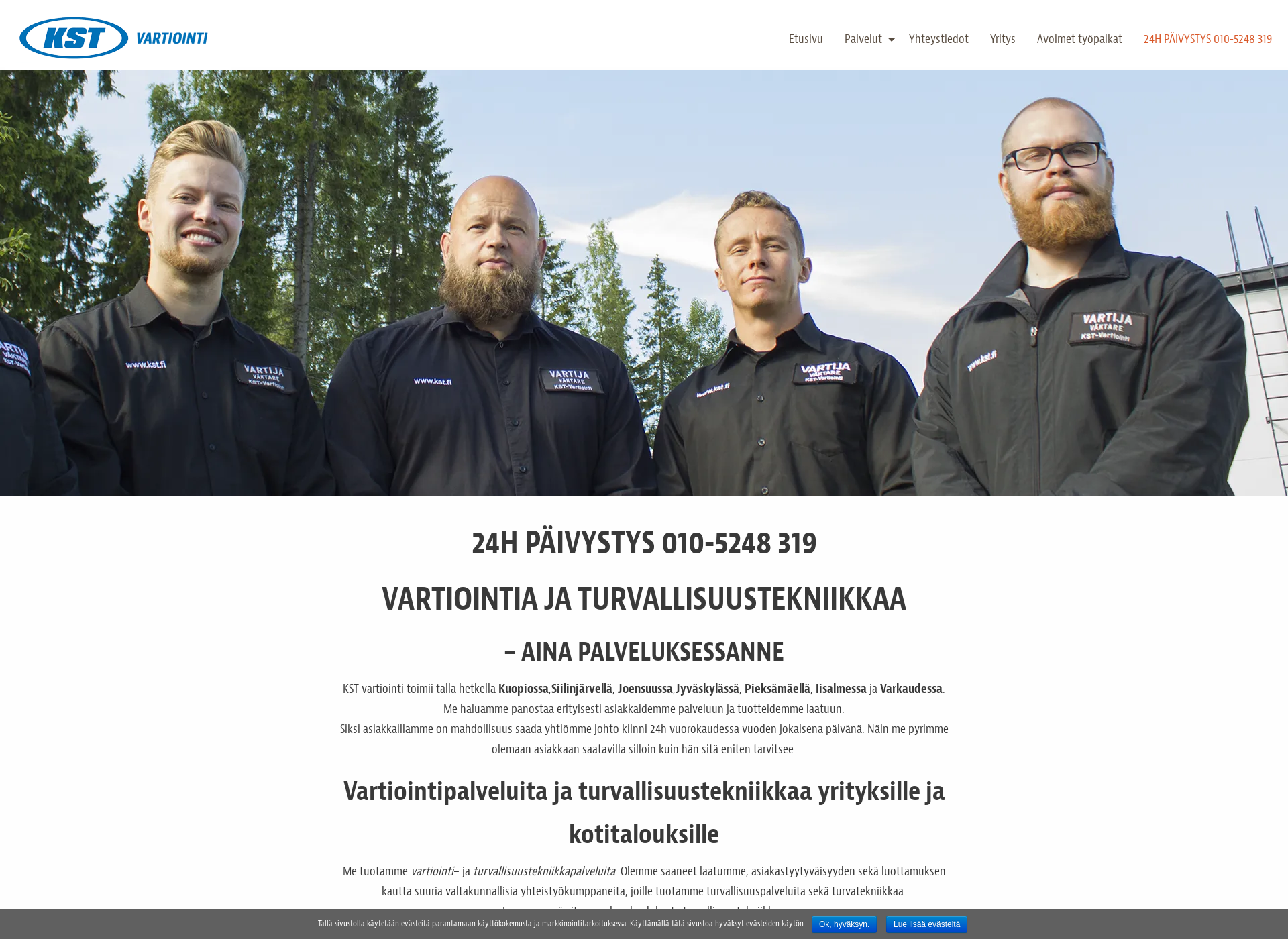 Skärmdump för proturvagroup.fi