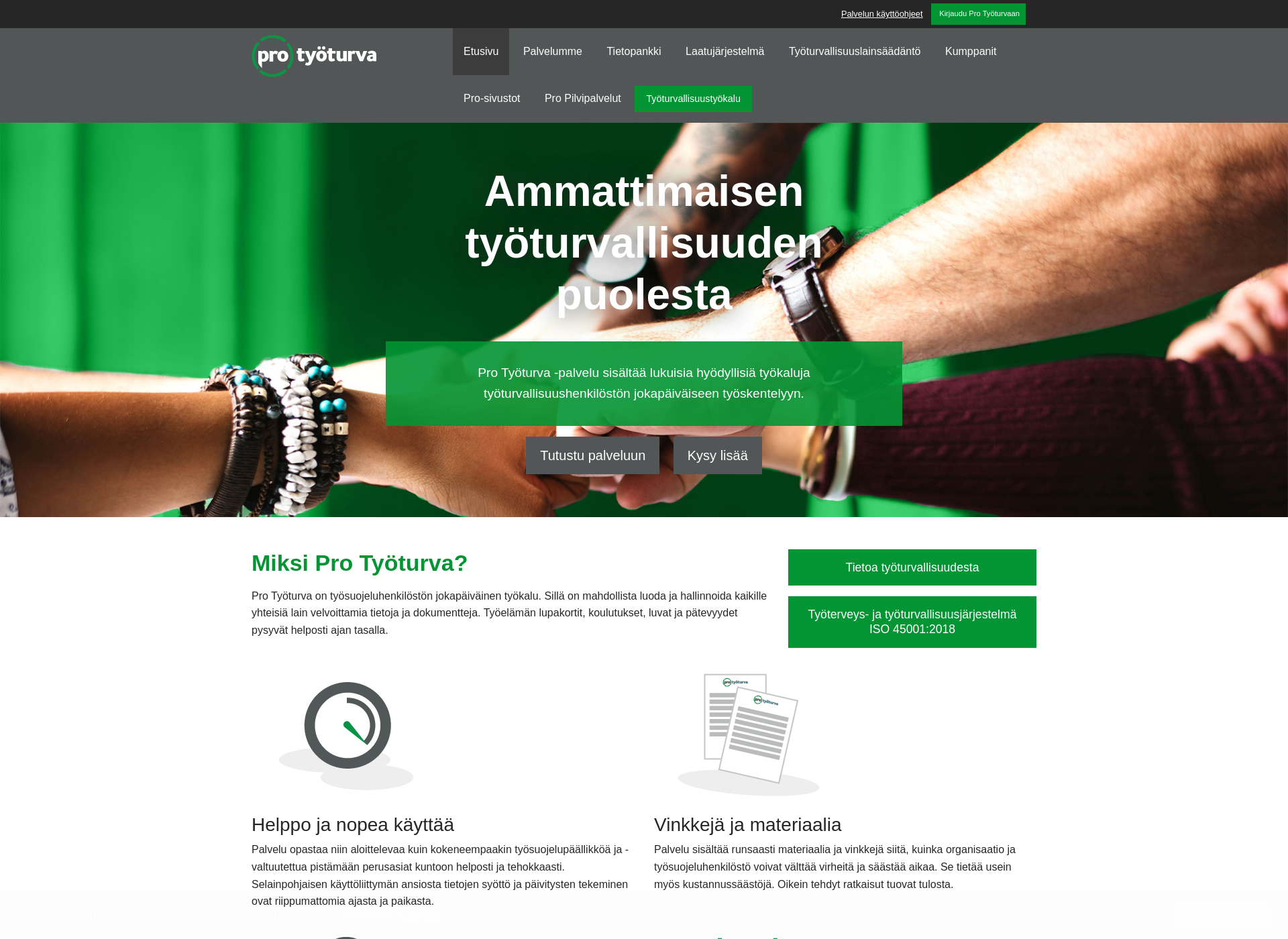 Screenshot for protyoturva.fi