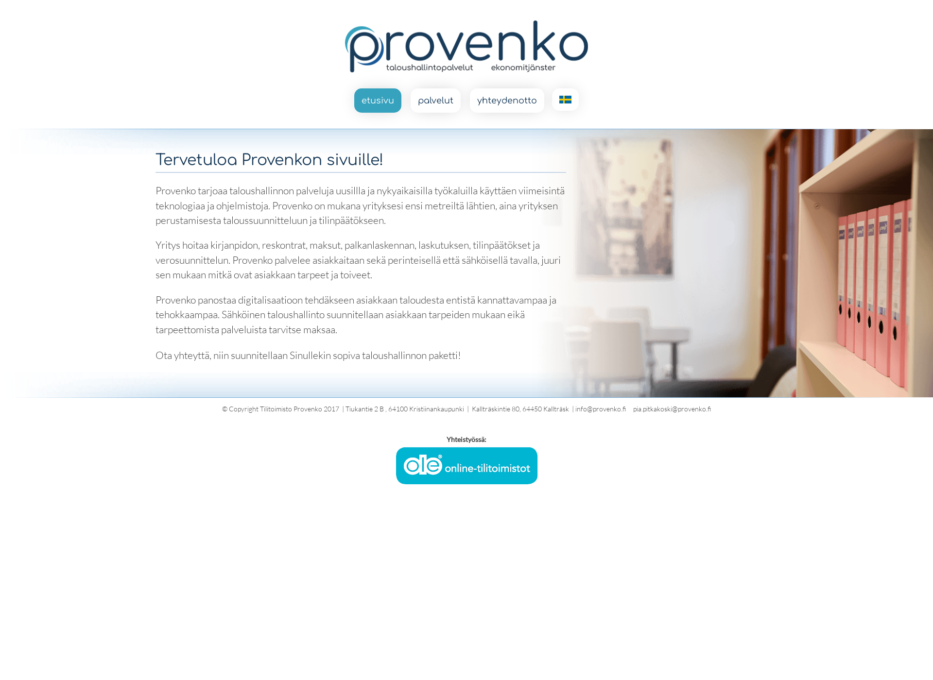 Screenshot for provenko.fi