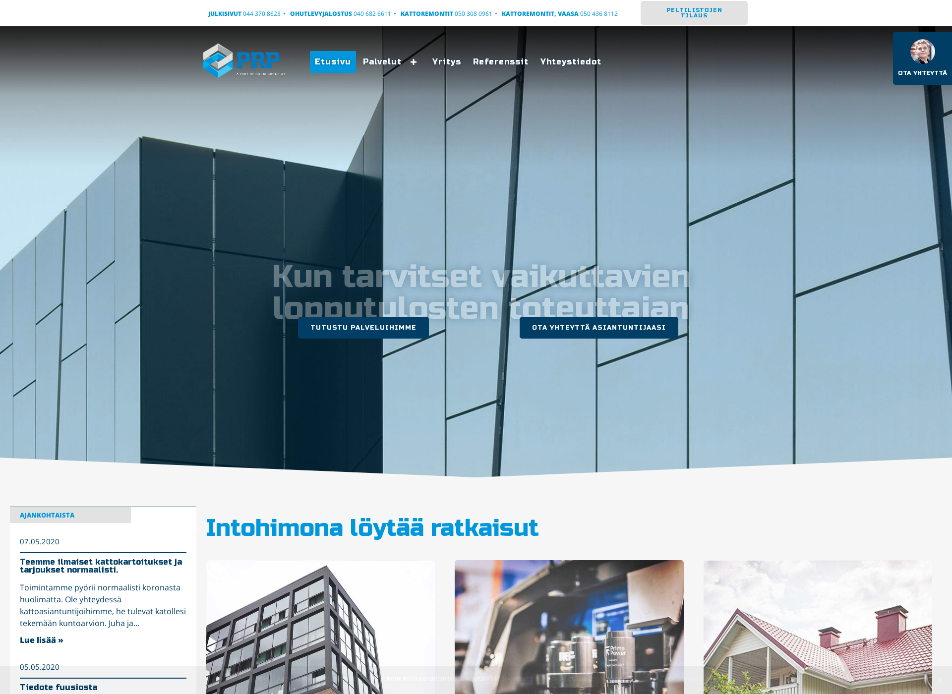 Screenshot for prpkauppa.fi