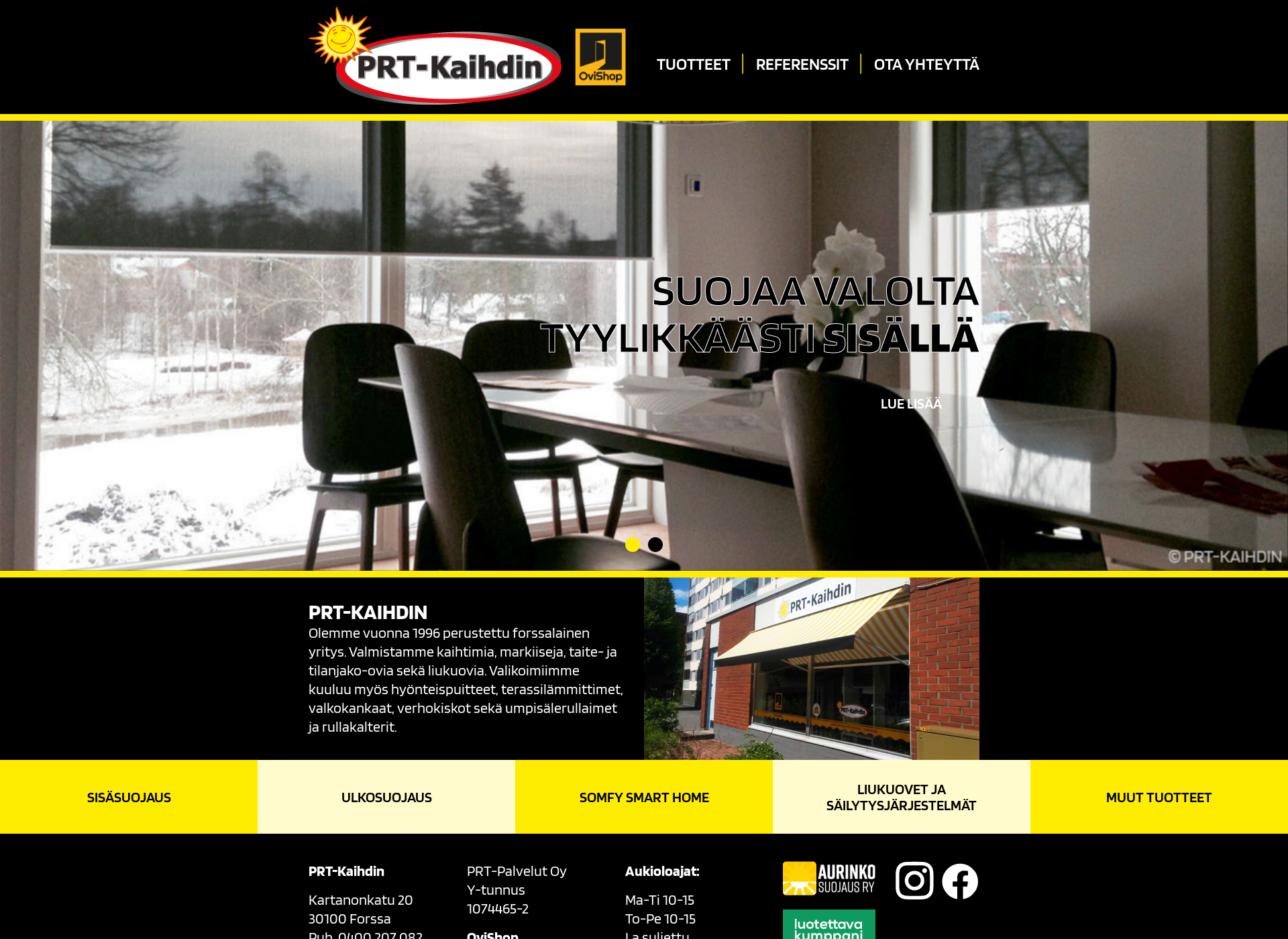 Screenshot for prt-kaihdin.fi