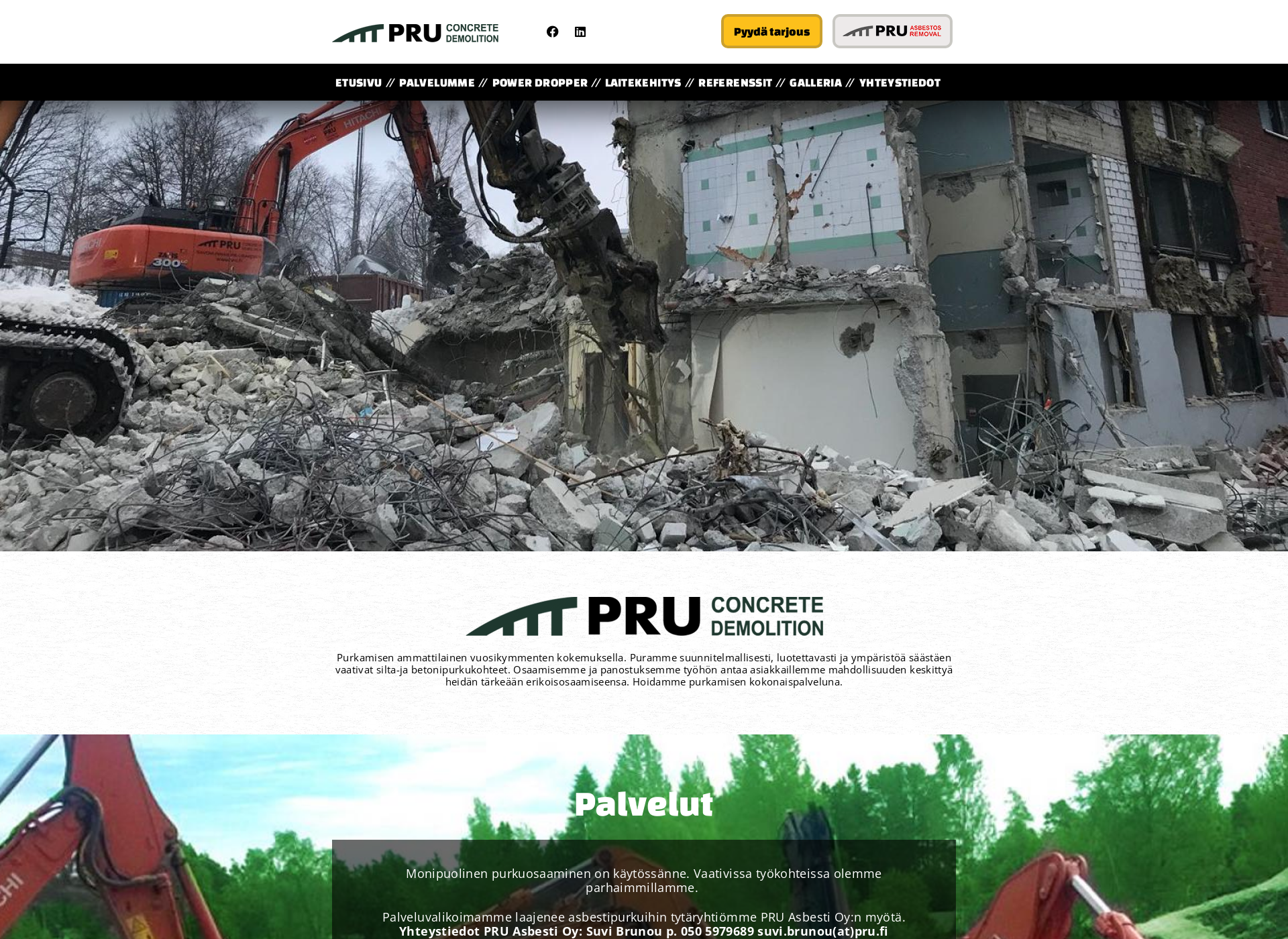 Screenshot for pru.fi