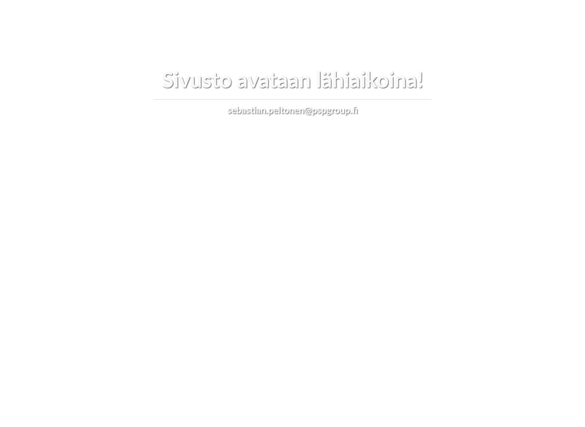 Skärmdump för psp-group.fi