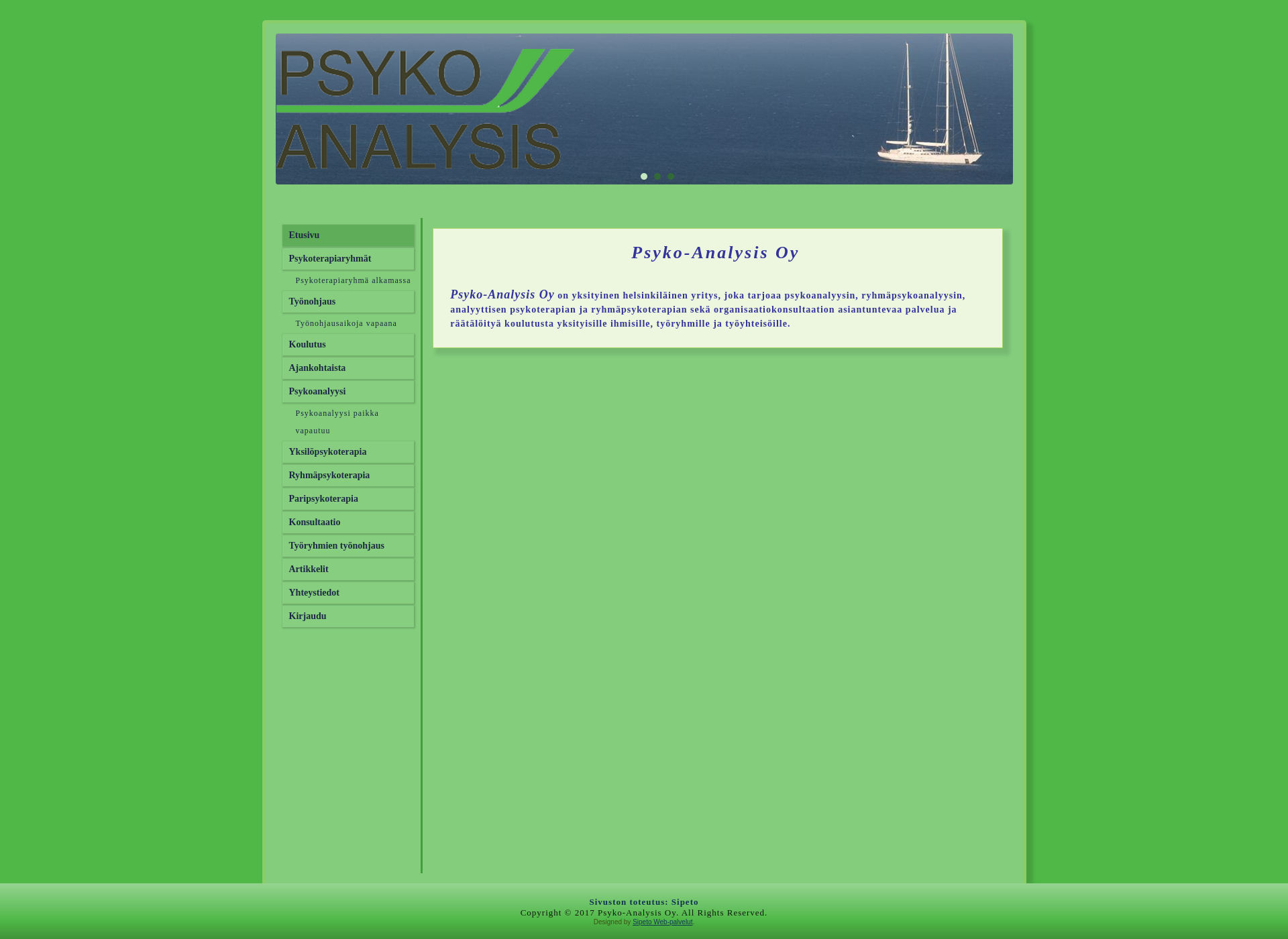 Screenshot for psyko-analysis.fi