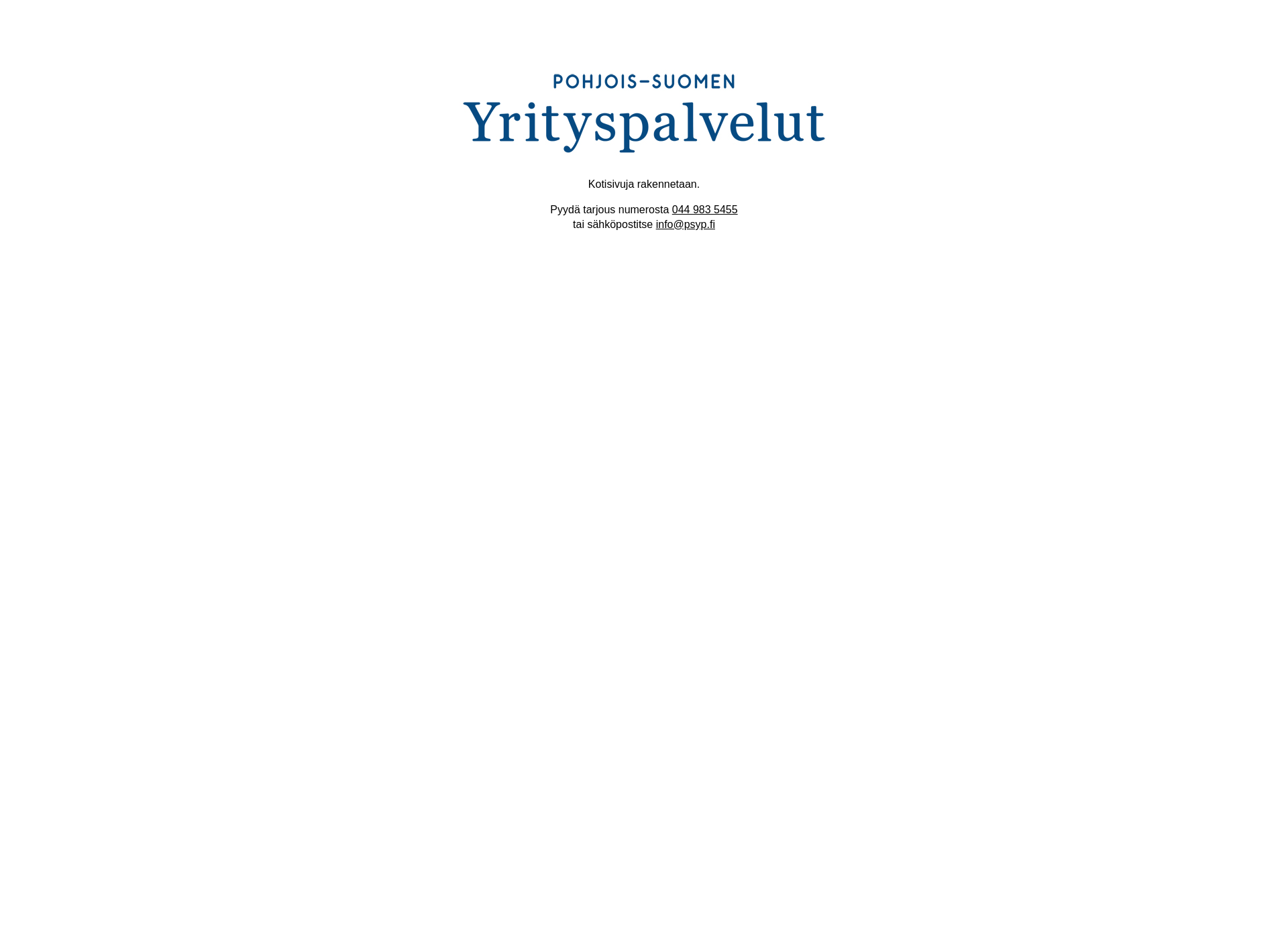 Skärmdump för psyp.fi