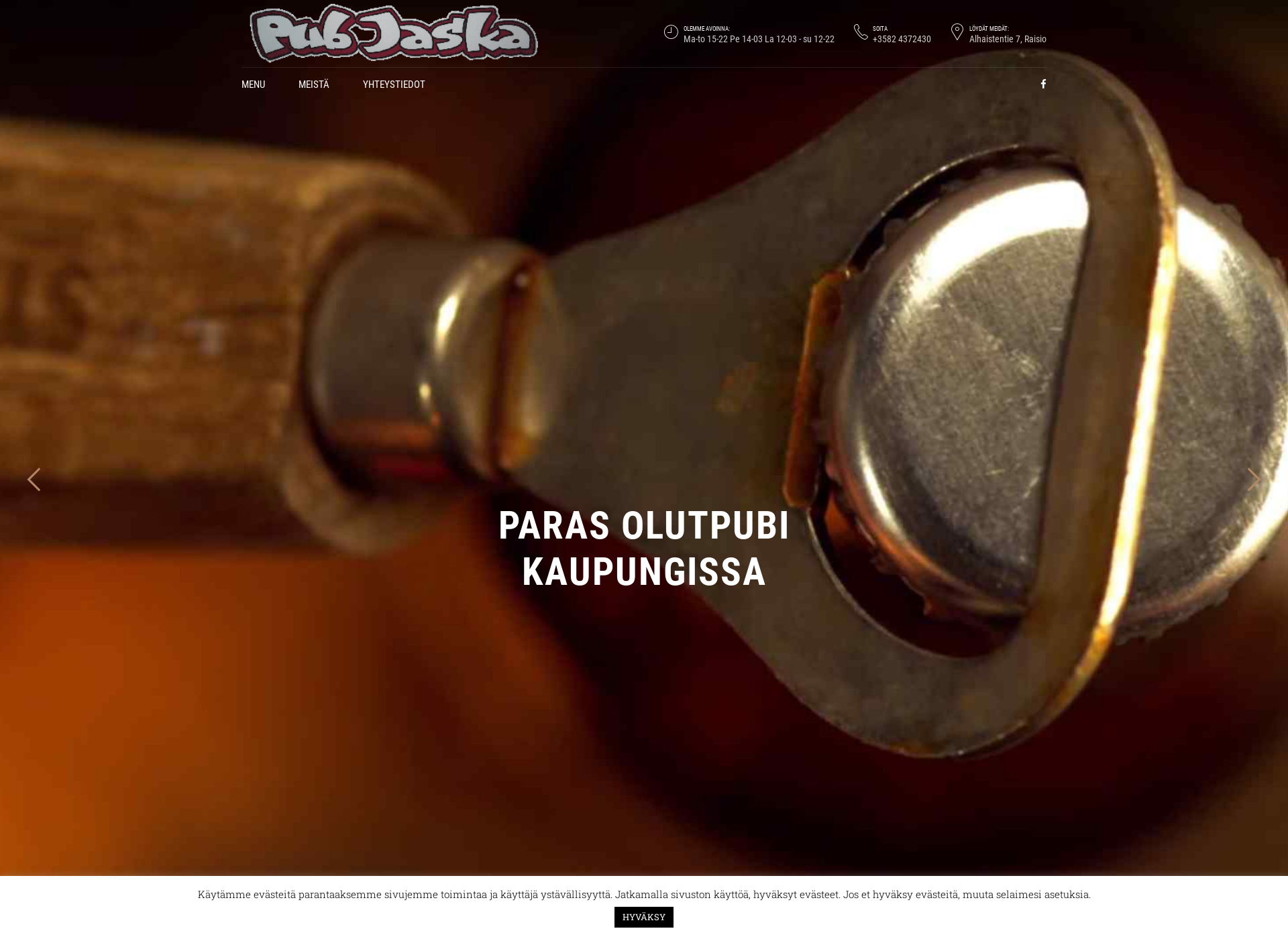 Screenshot for pubjaska.fi