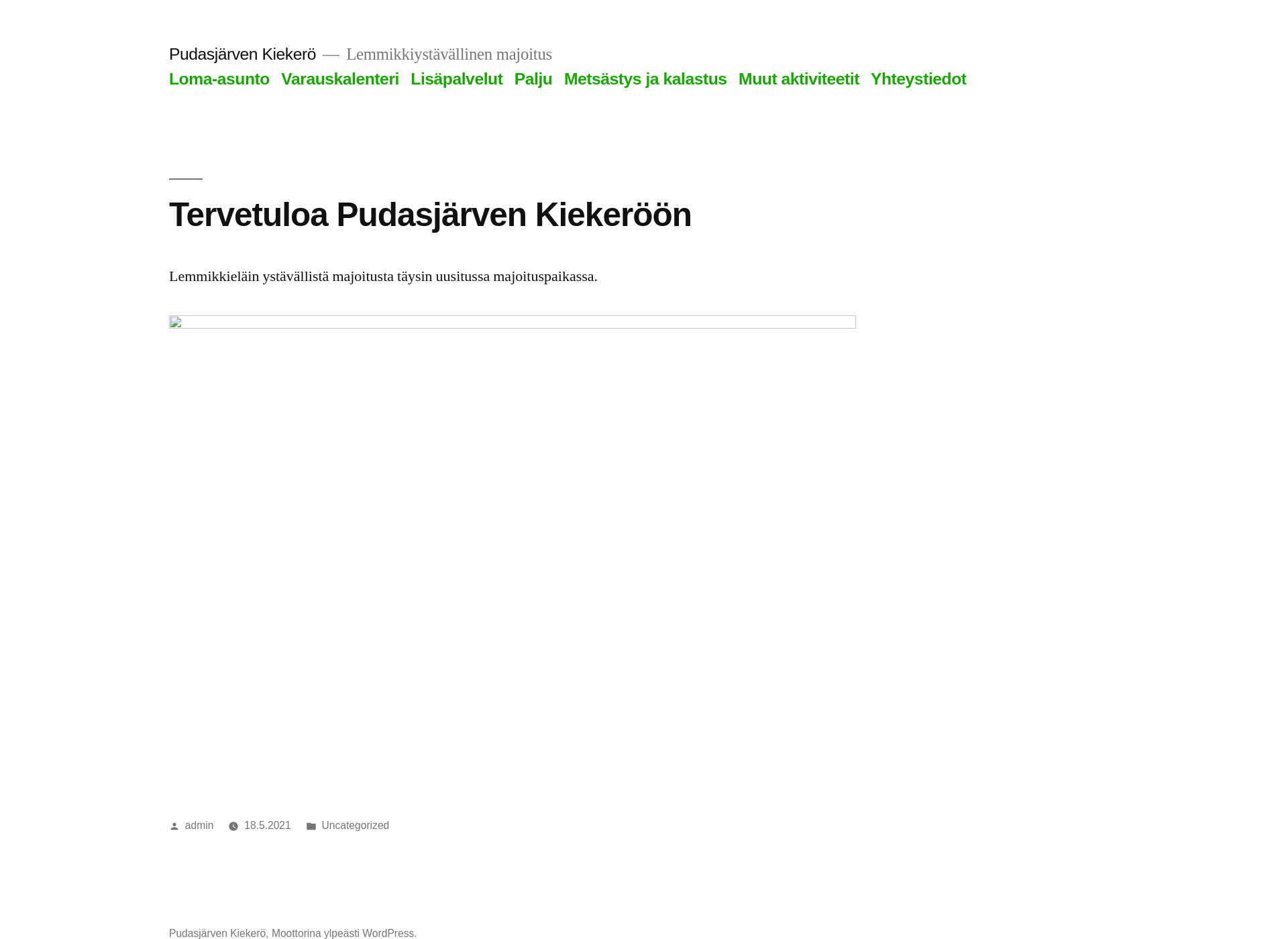 Näyttökuva pudasjarvenkiekero.fi