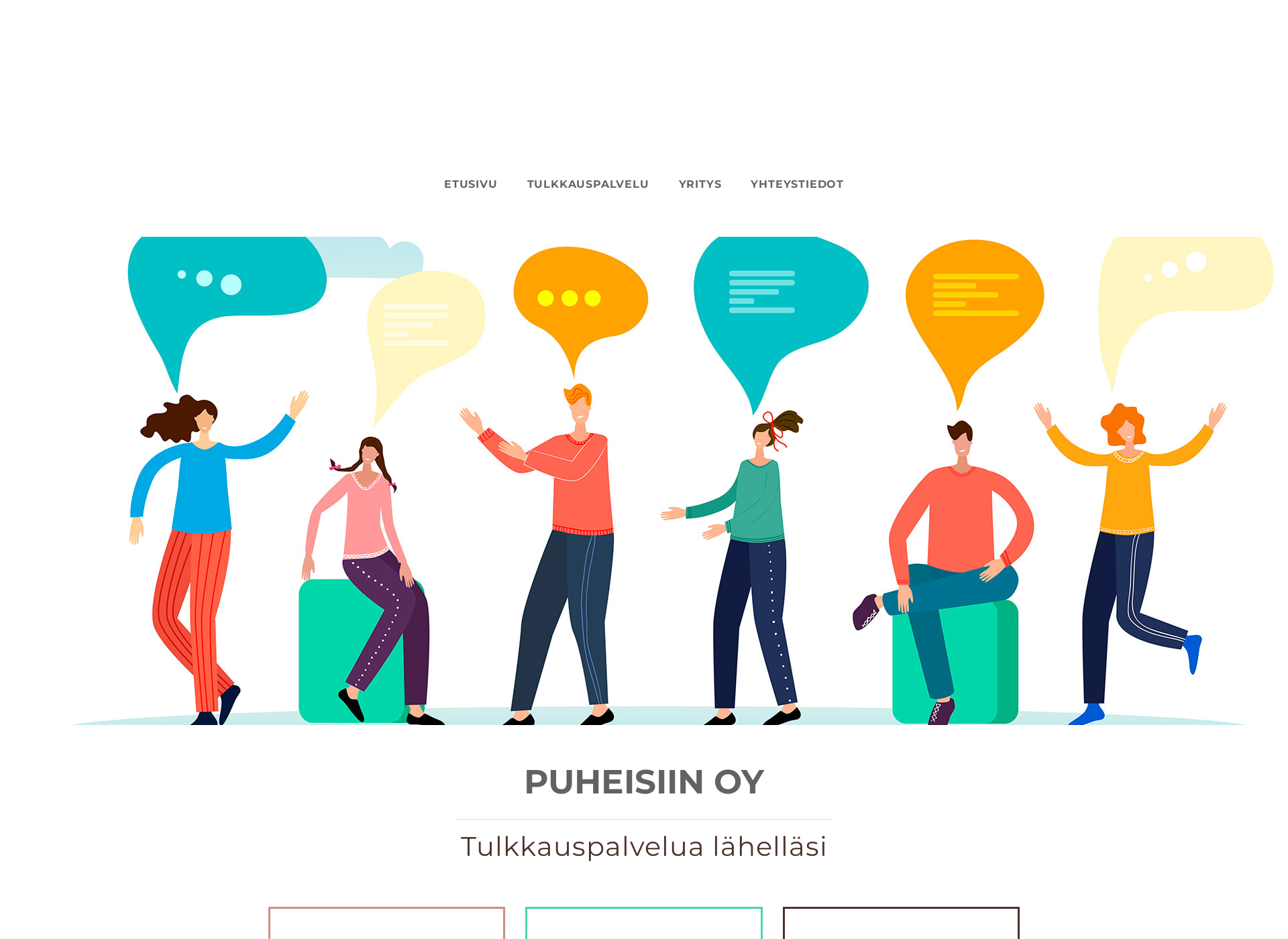 Screenshot for puheisiin.fi