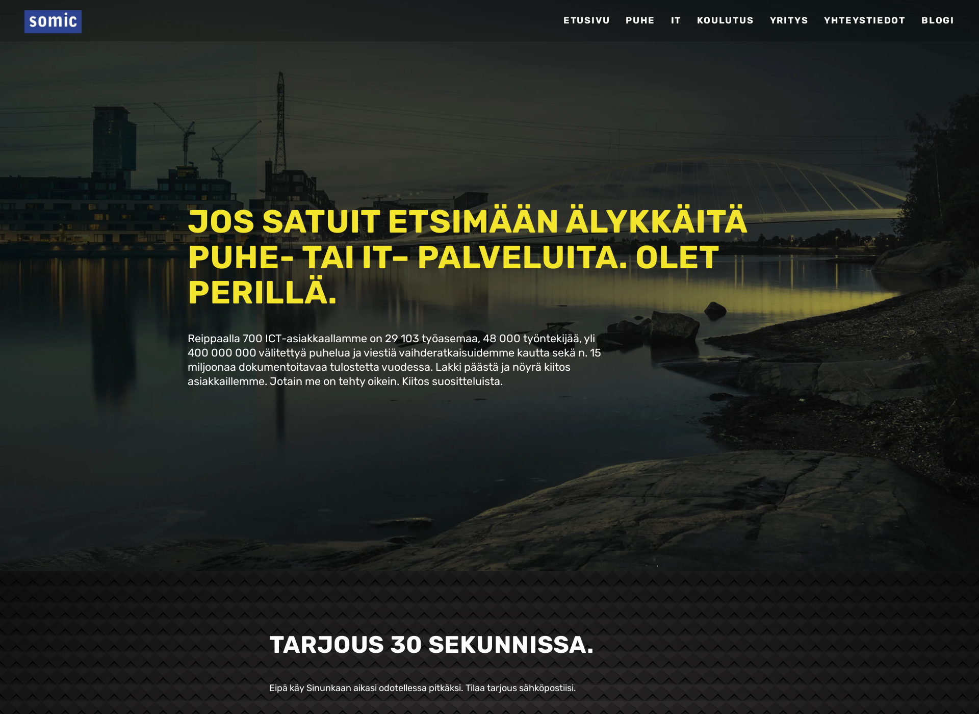 Screenshot for puhelinvaihteenhinta.fi