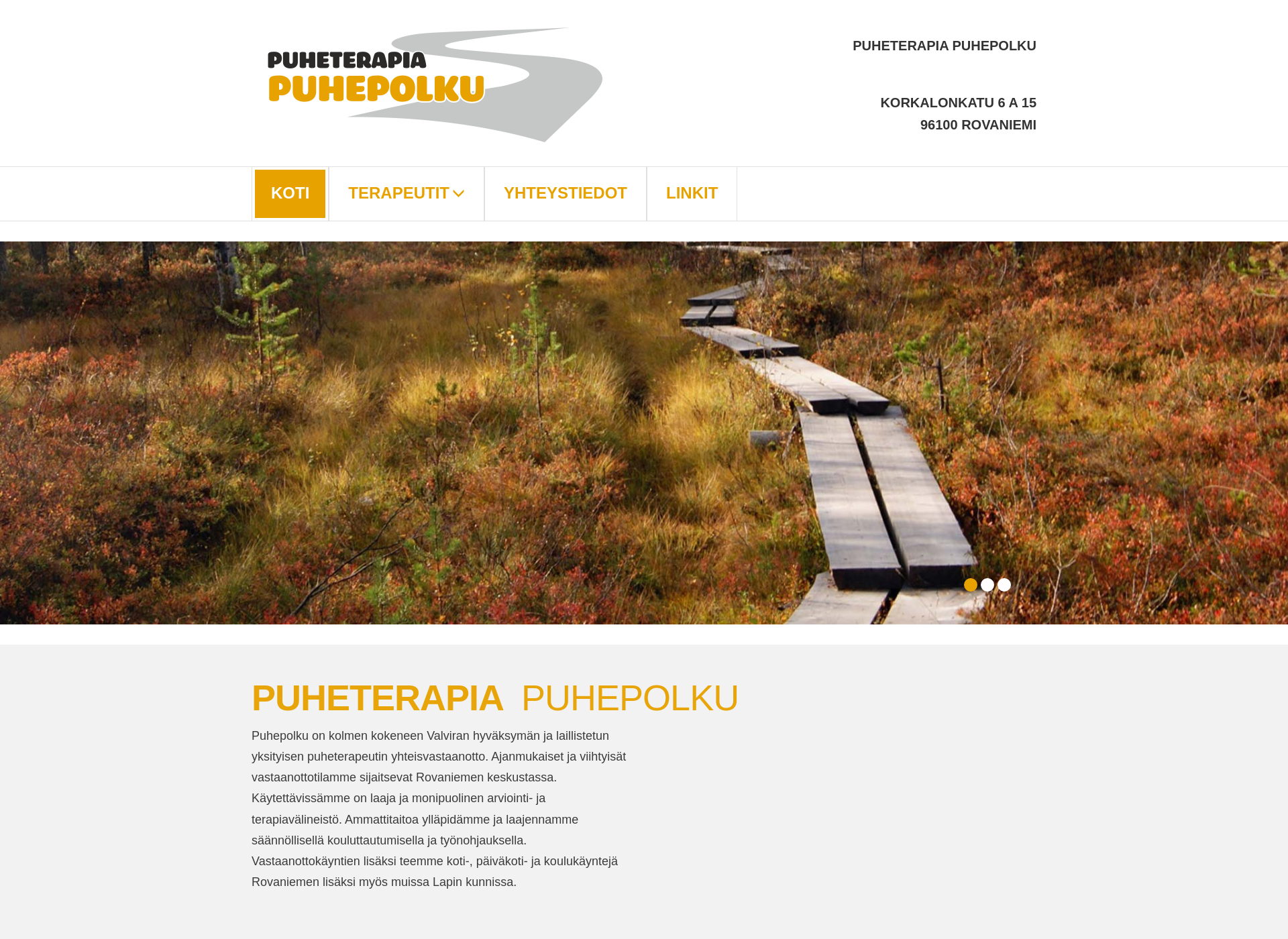 Screenshot for puhepolku.fi