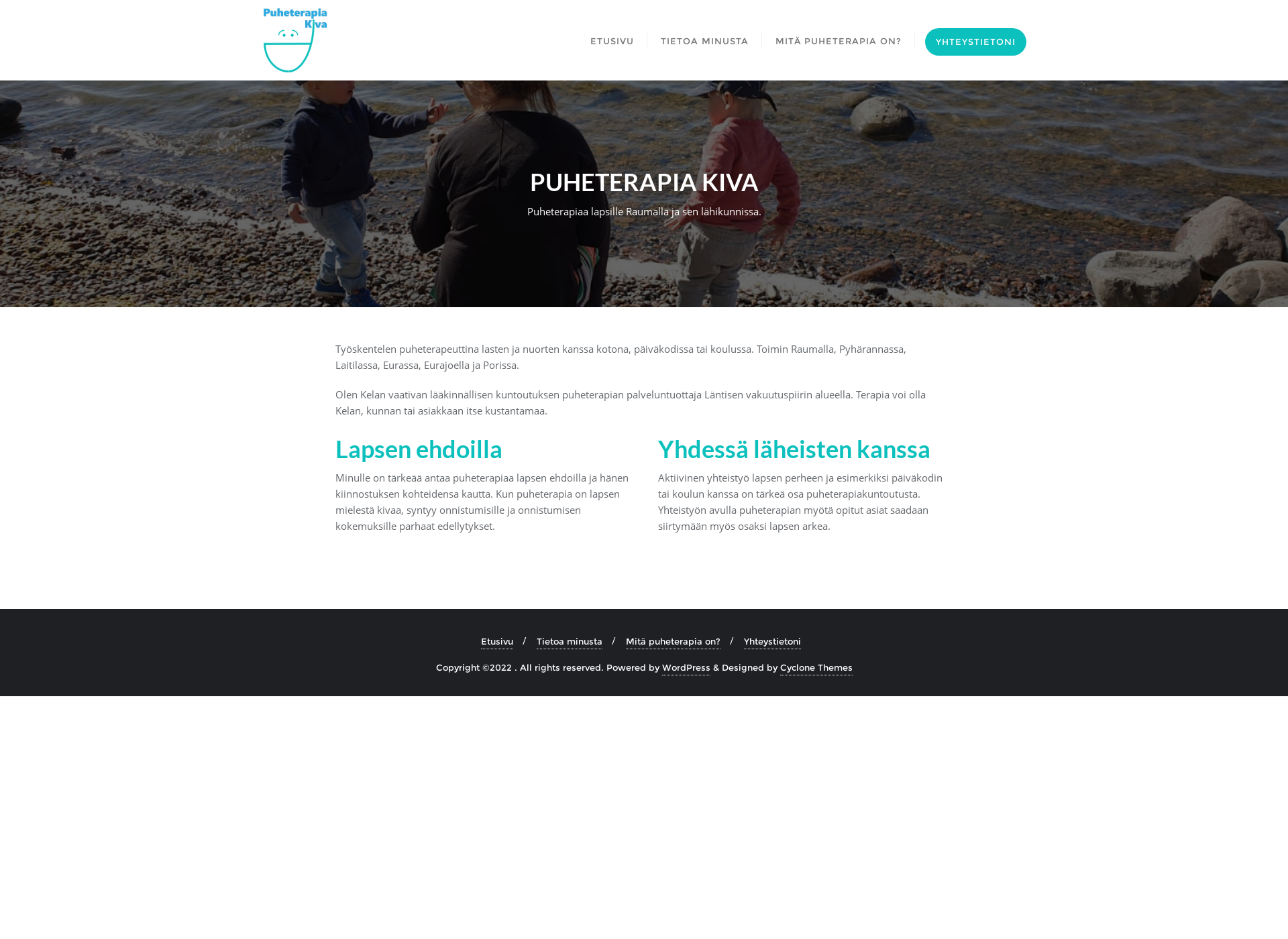 Screenshot for puheterapiakiva.fi
