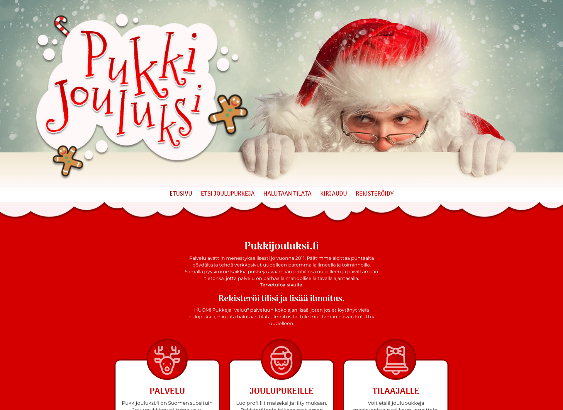 Screenshot for pukkijouluksi.fi