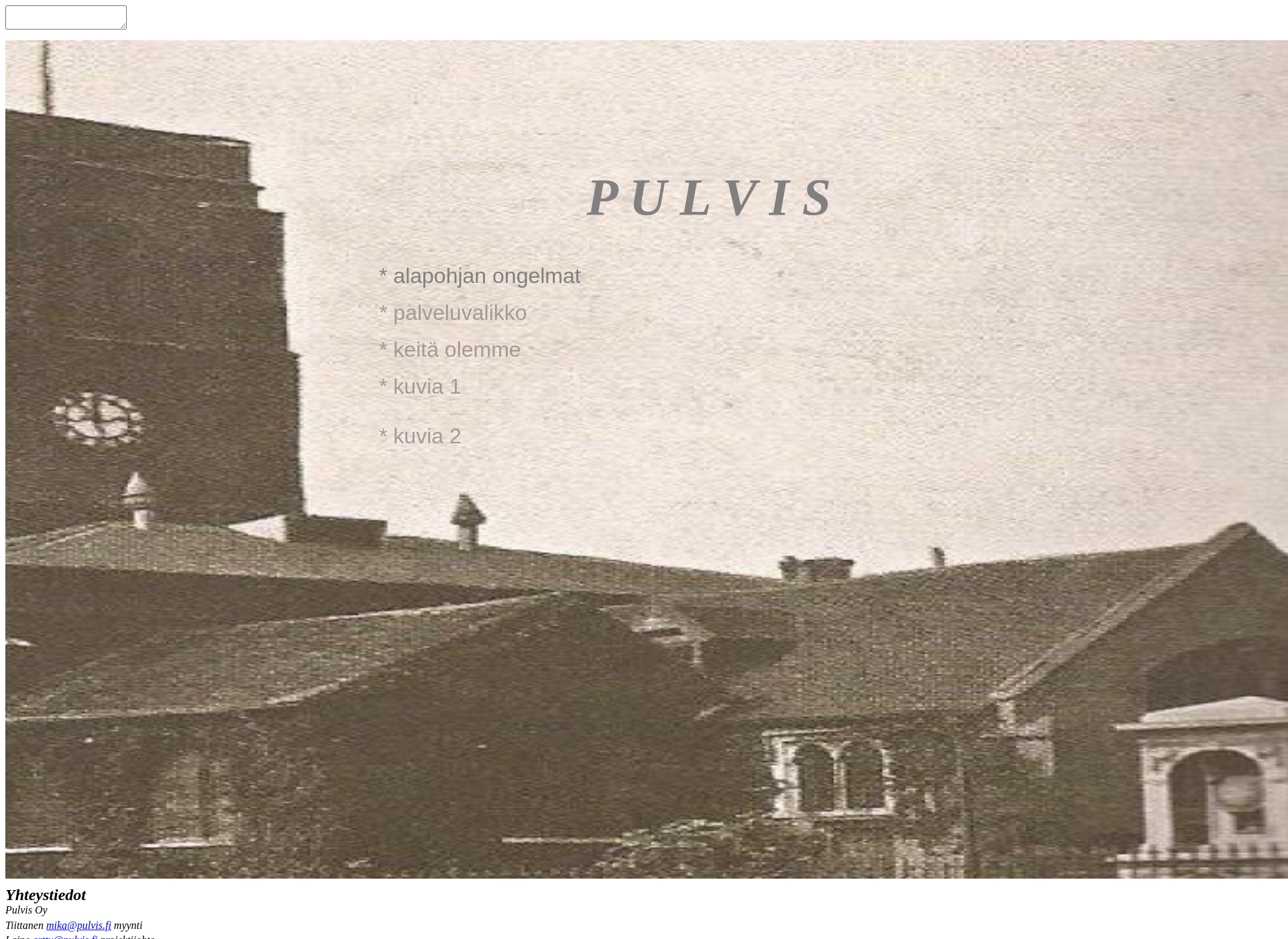 Screenshot for pulvis.fi