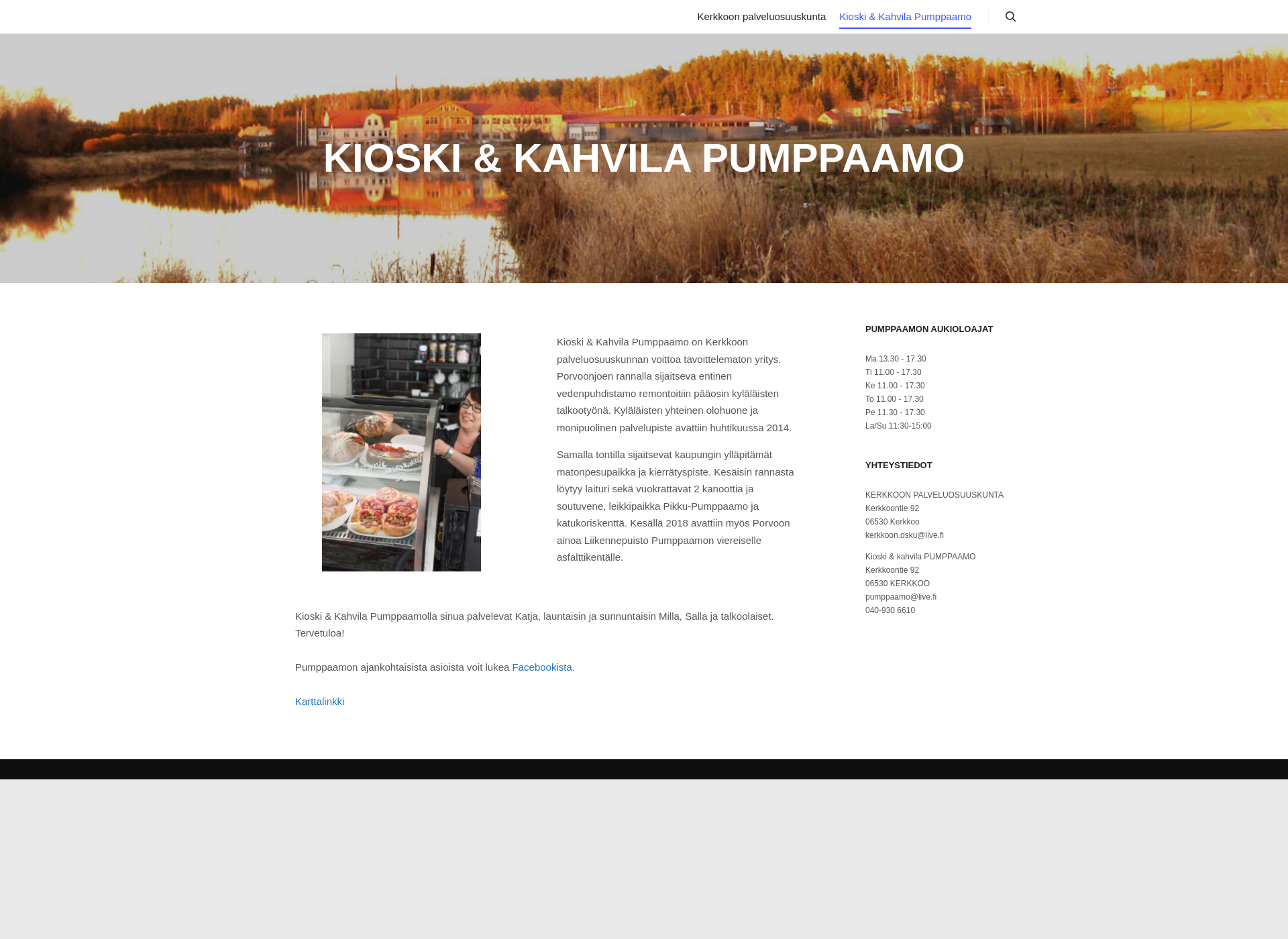 Screenshot for pumppaamo.fi