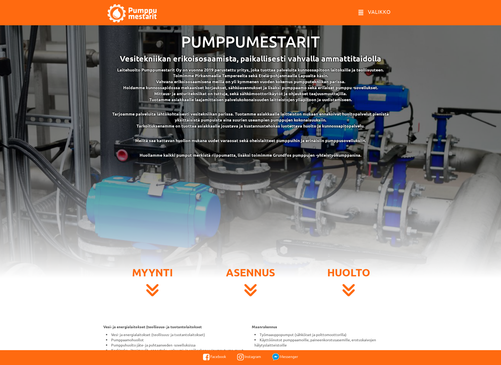 Screenshot for pumppumestarit.fi