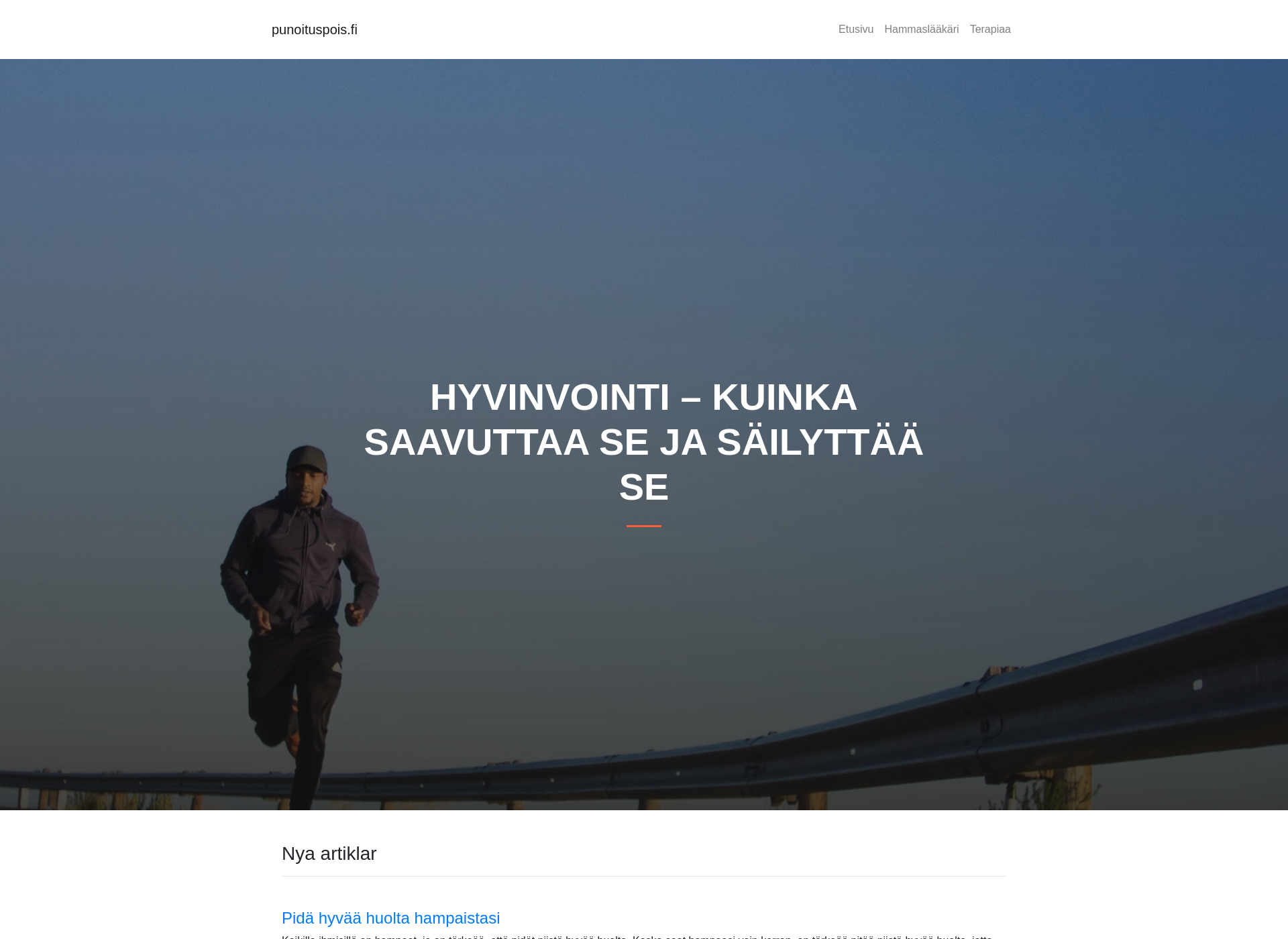 Screenshot for punoitus.fi