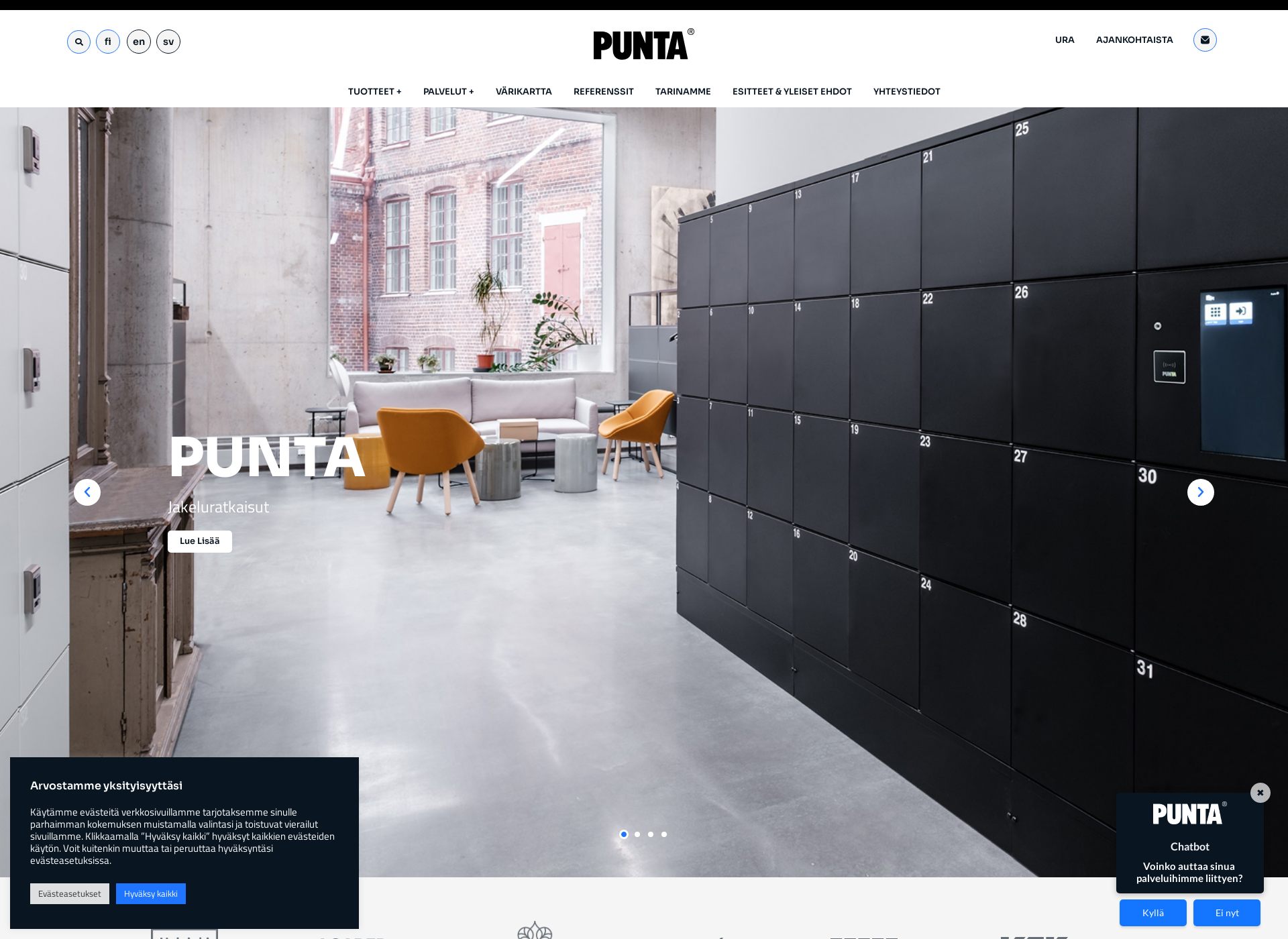 Screenshot for punta.fi