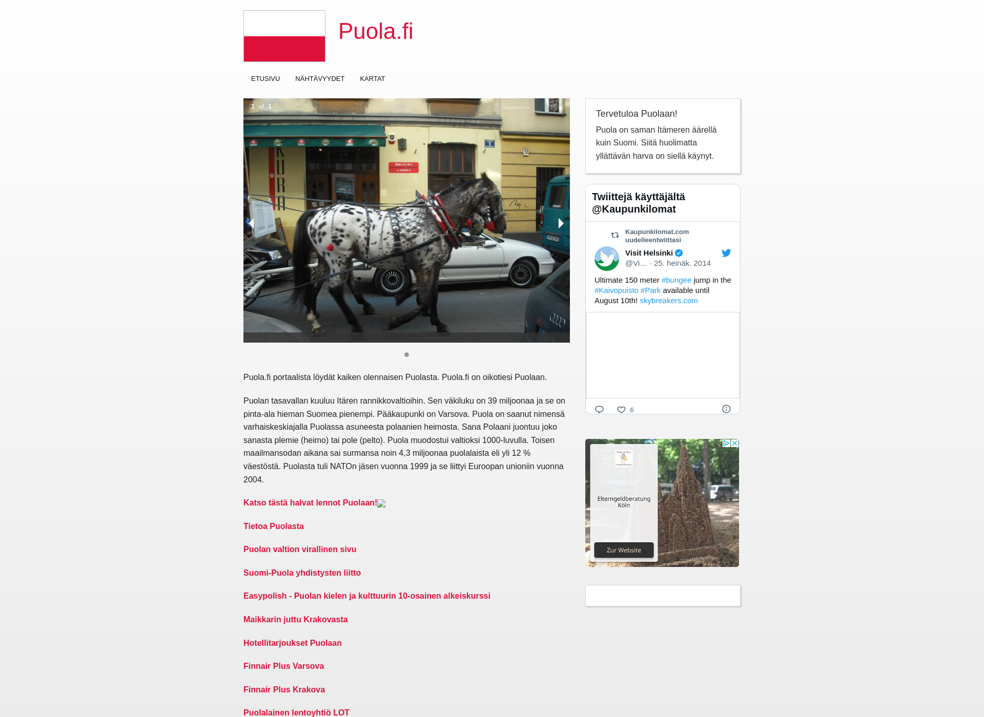 Screenshot for puola.fi