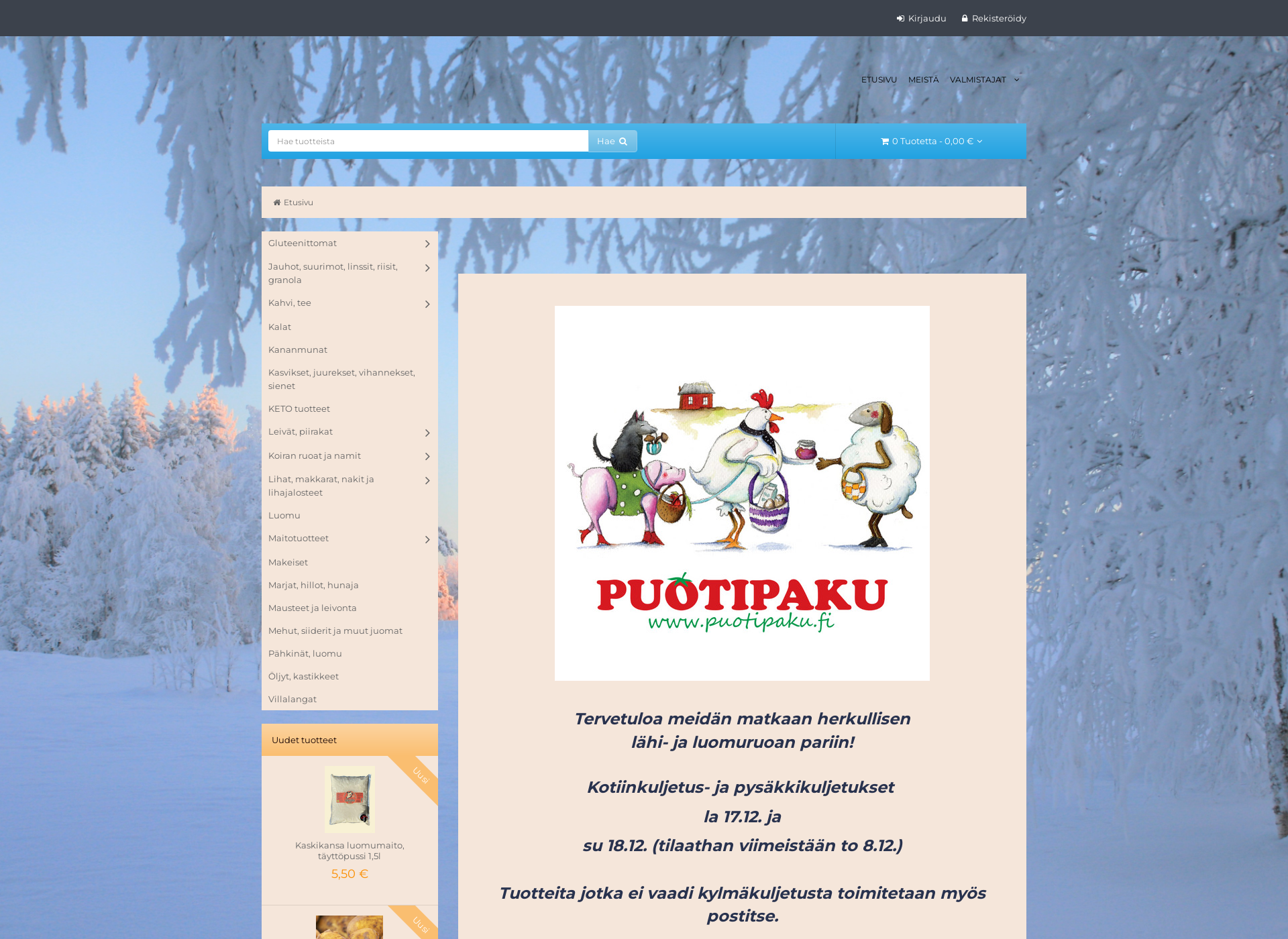 Skärmdump för puotipaku.fi