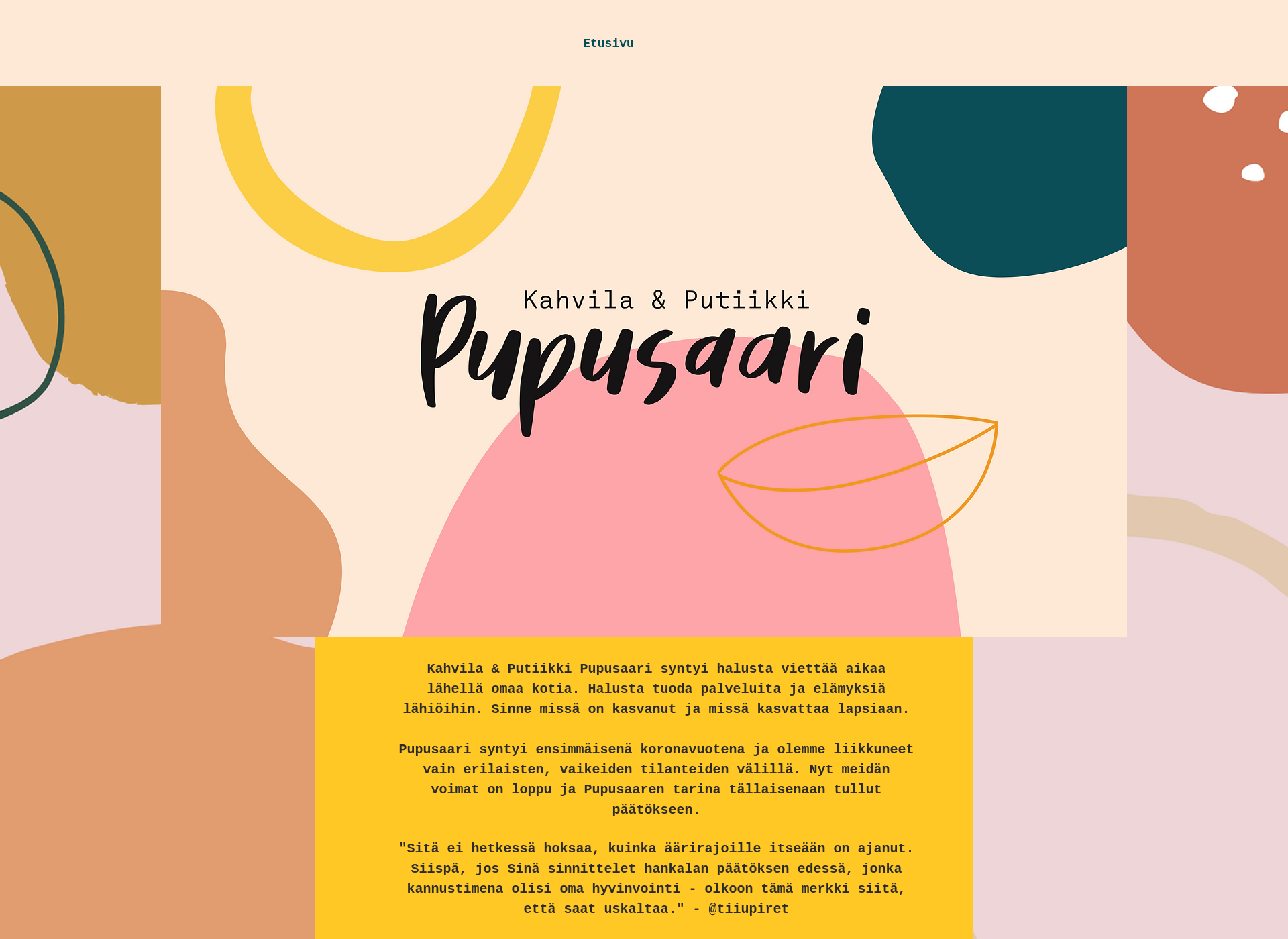 Screenshot for pupusaari.fi