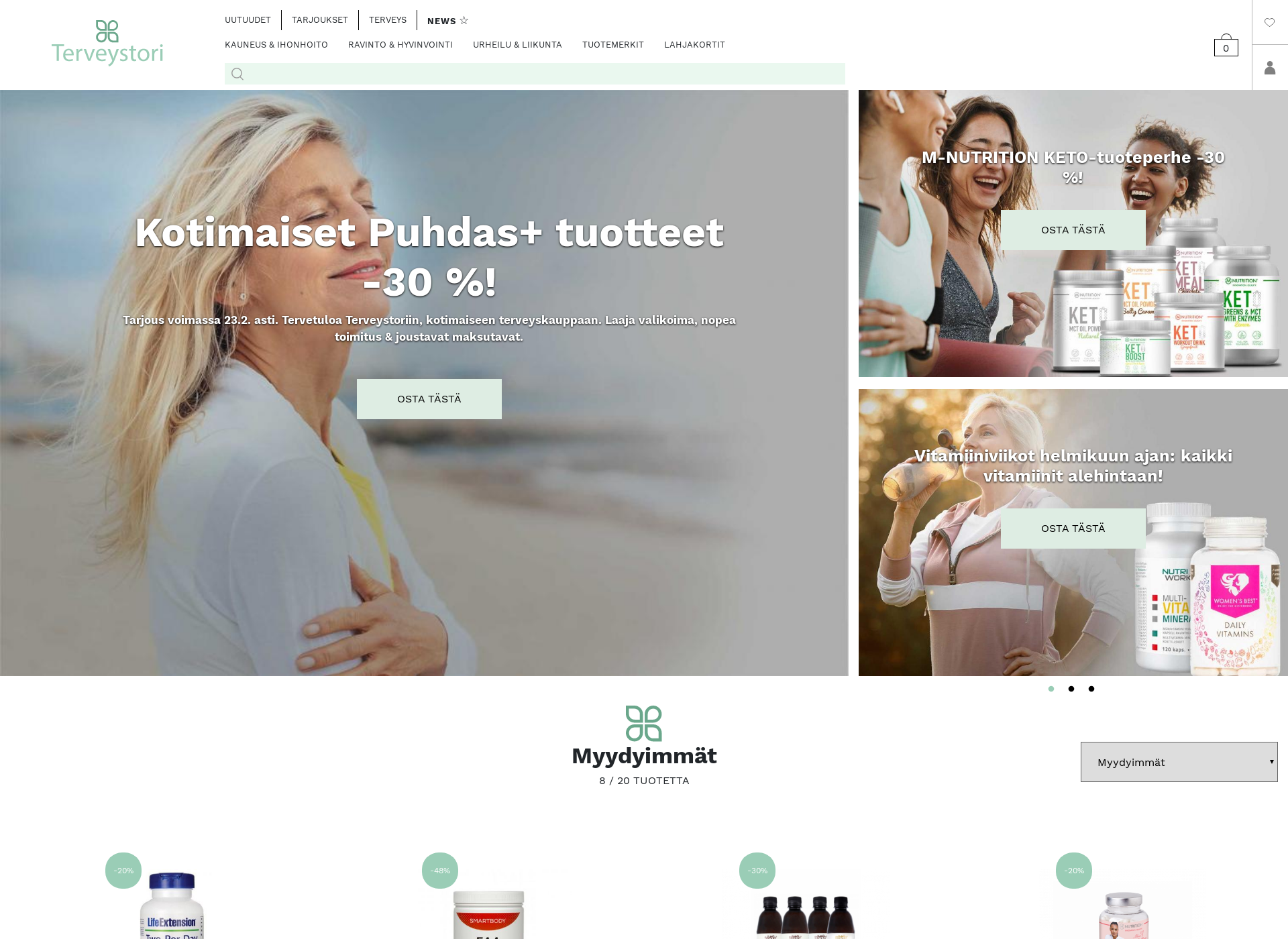 Screenshot for pureclinica.fi