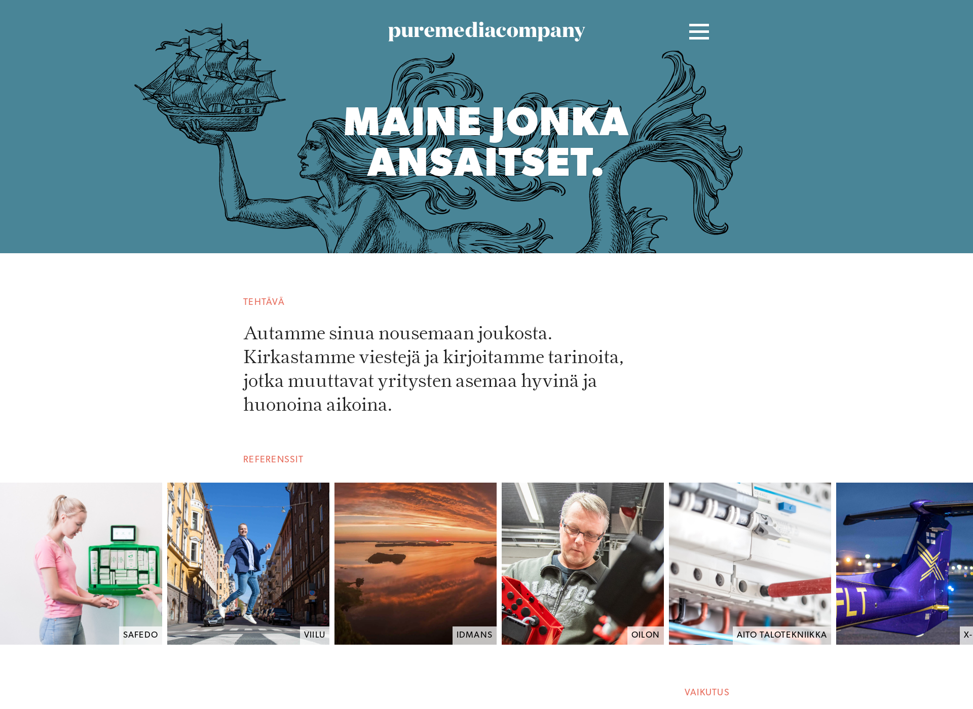 Screenshot for puremedia.fi