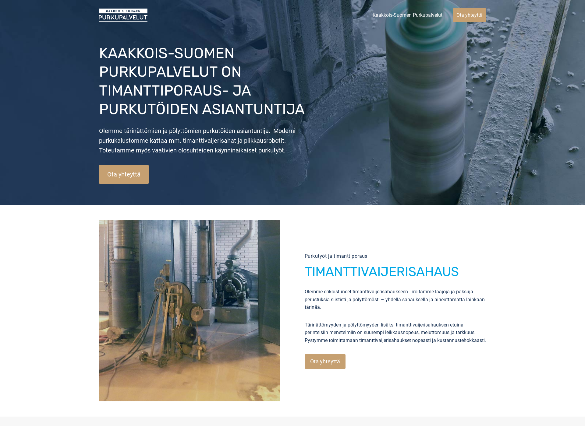 Screenshot for purkupalvelut.fi