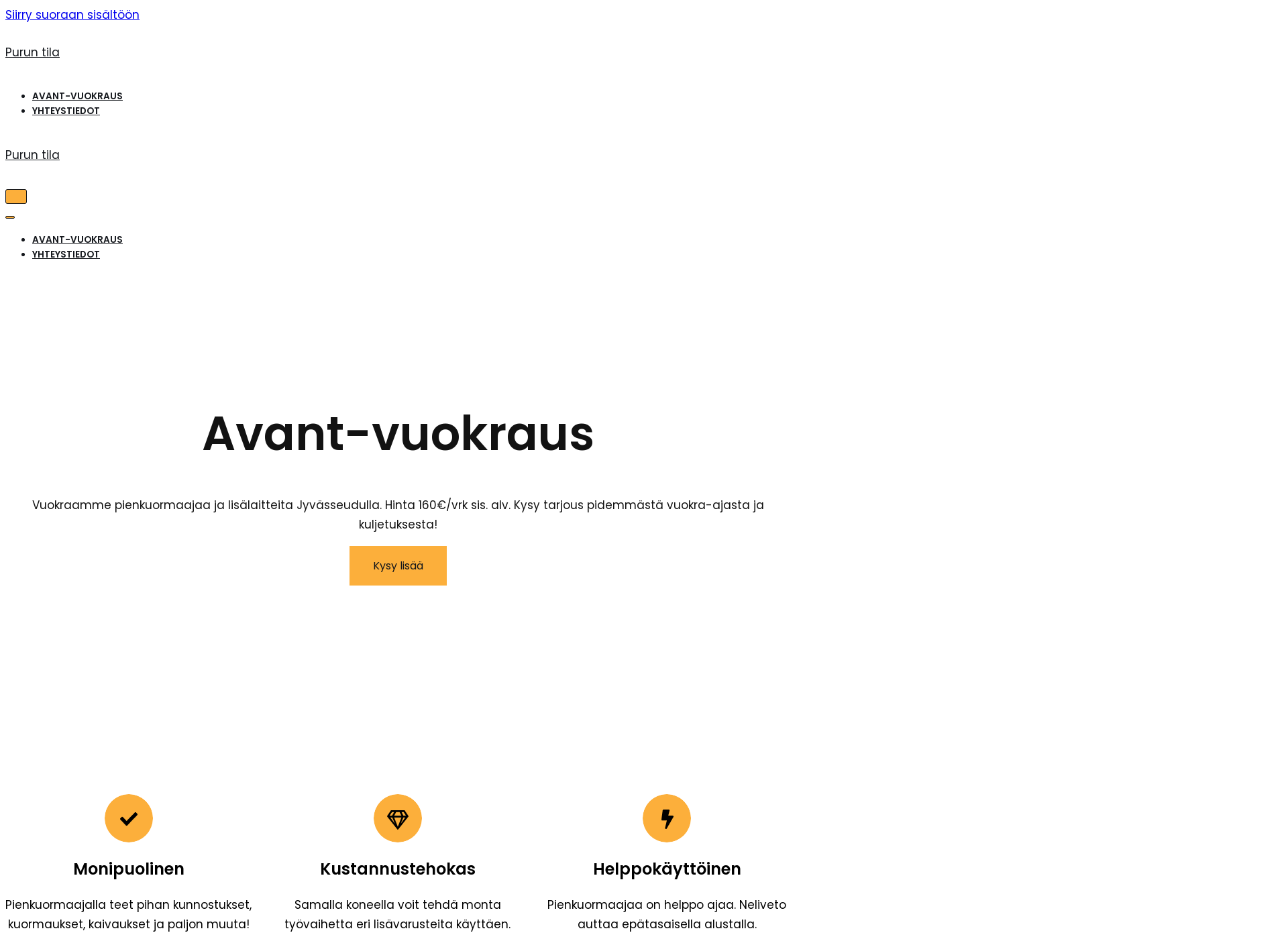 Screenshot for puruntila.fi