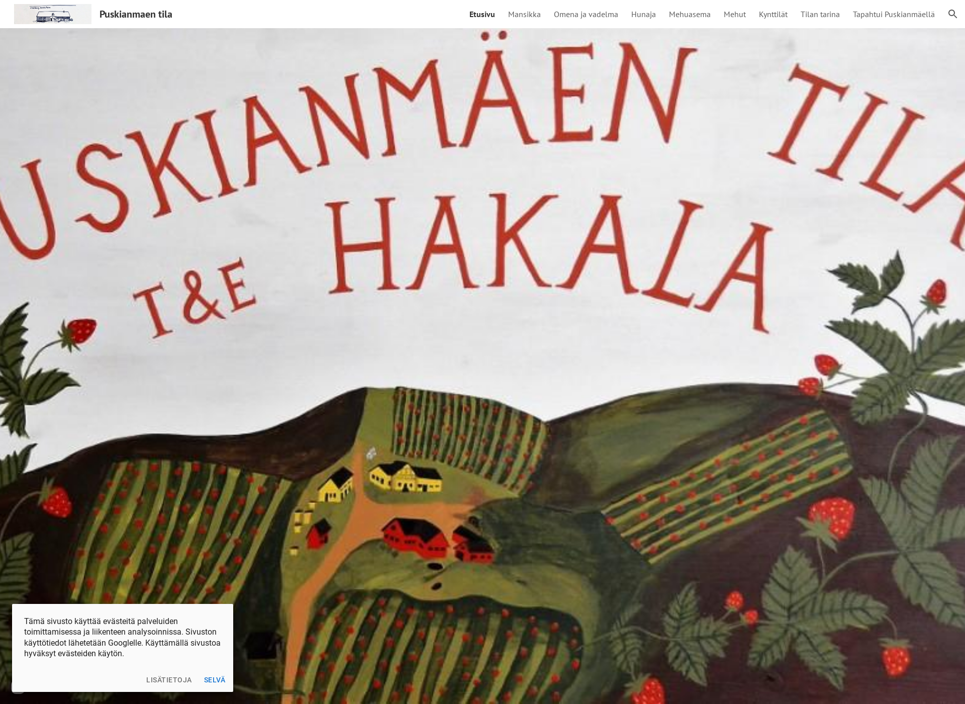 Screenshot for puskianmaki.fi