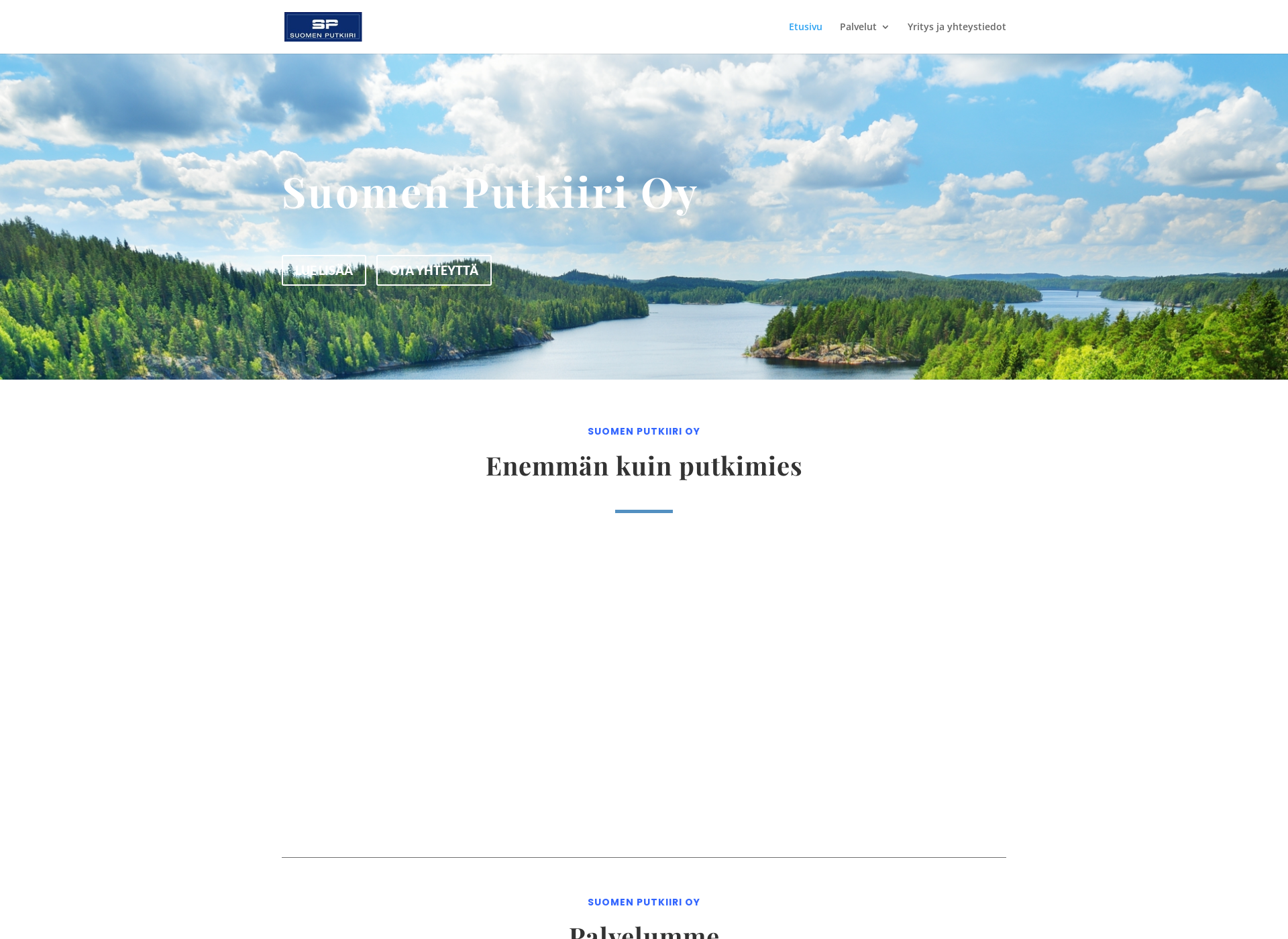 Skärmdump för putkiiri.fi